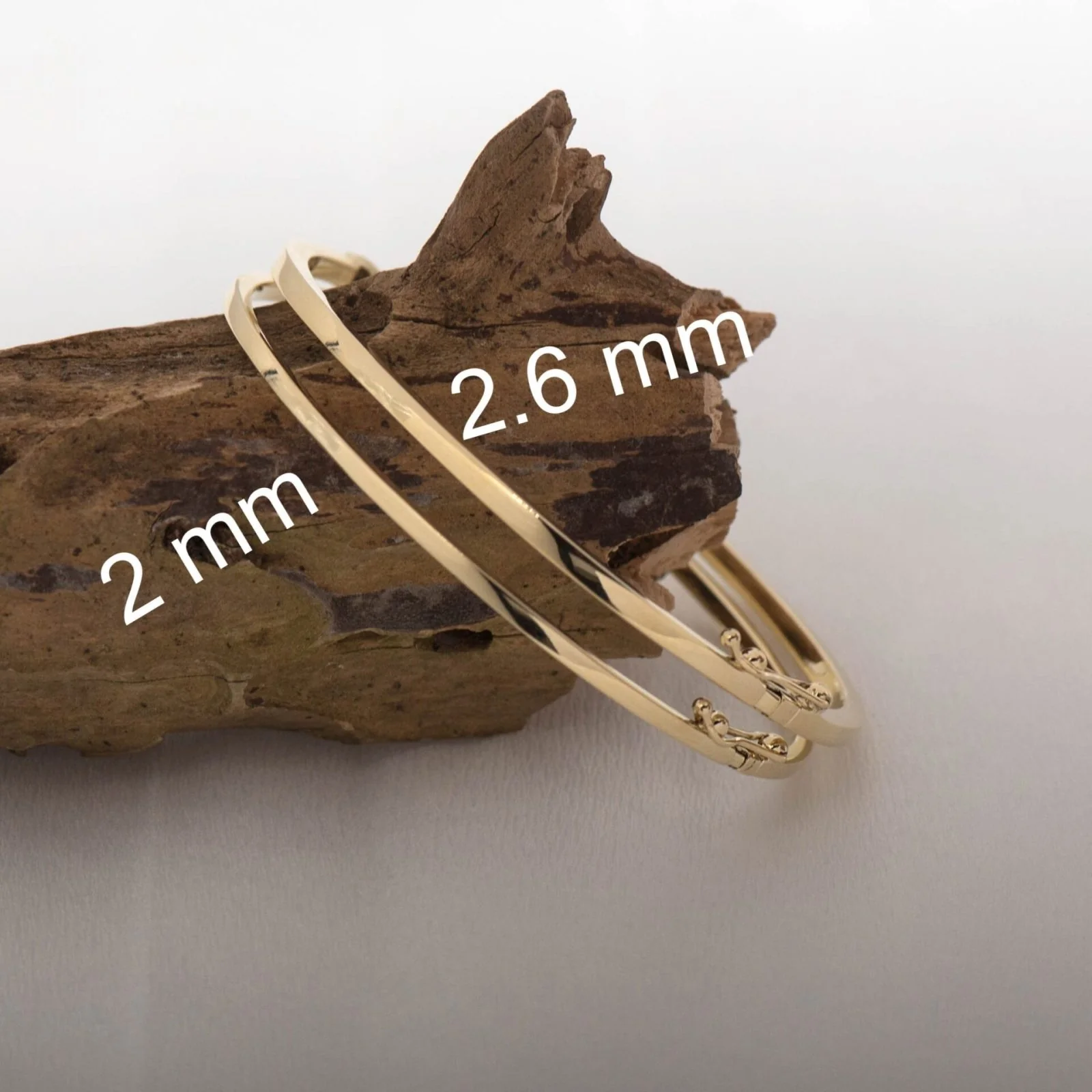 Plain Oval Hinged Bangle — additional product image 9 from AntEva Crafts