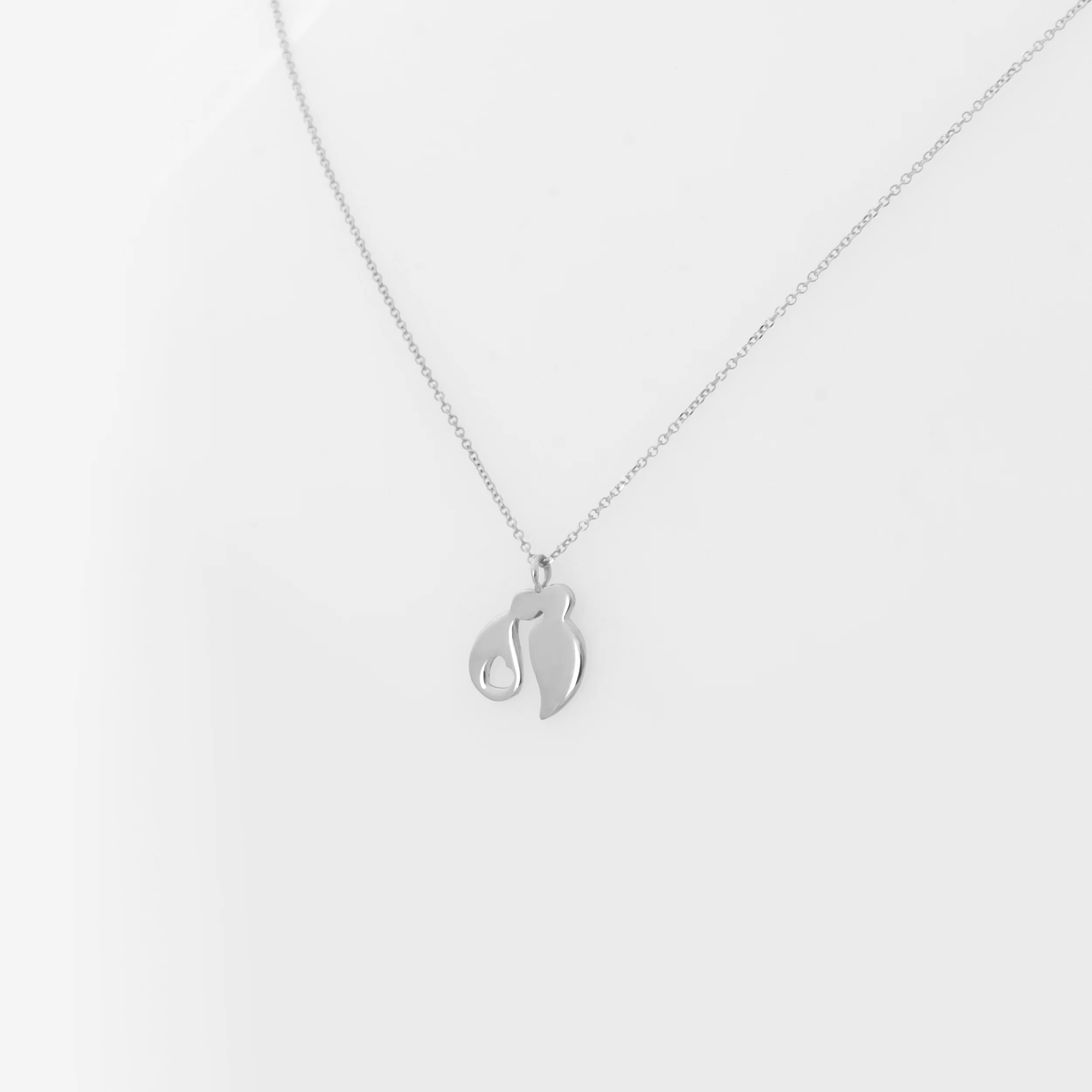 Solid Gold Family Necklace — additional product image 5 from AntEva Crafts