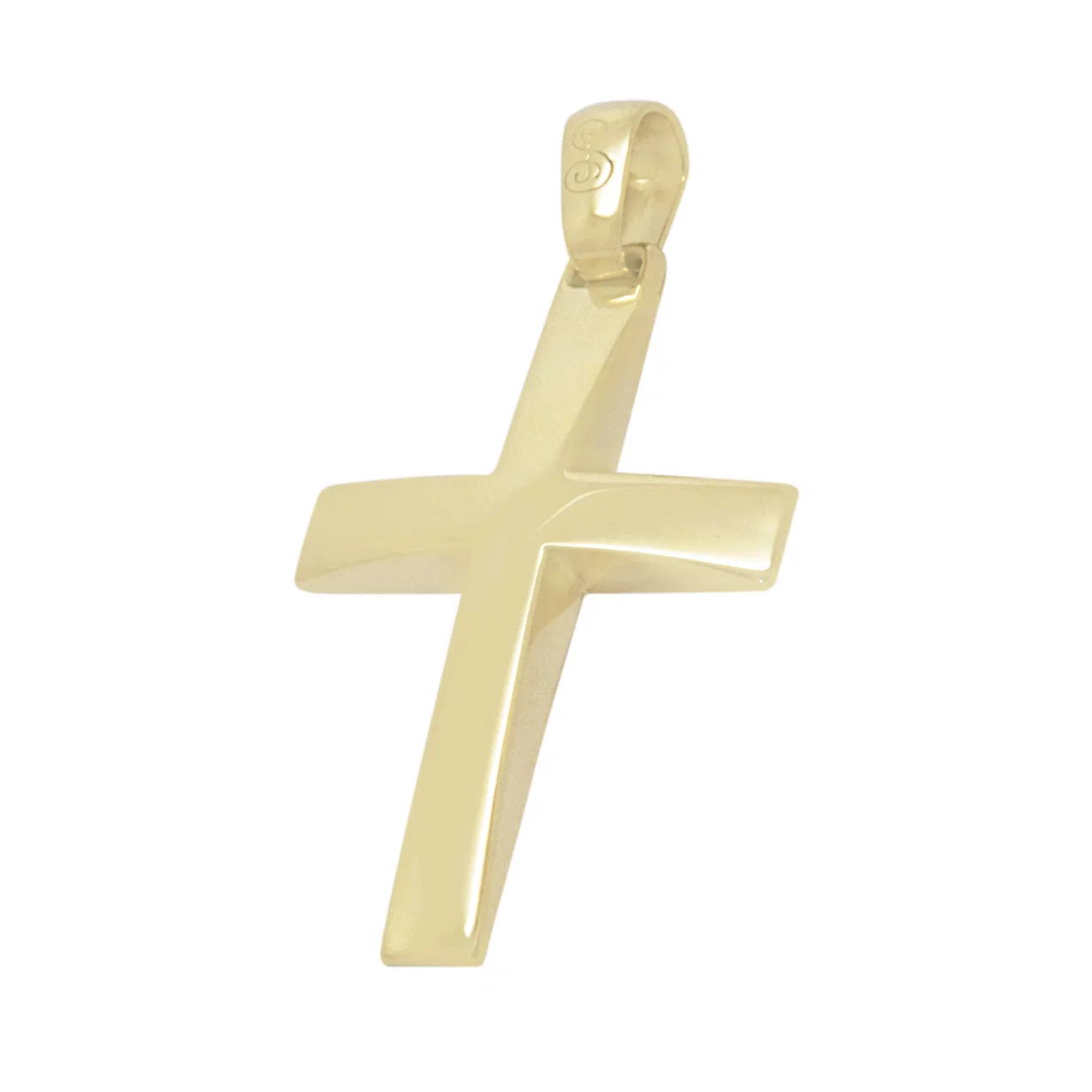 Shiny Plain Cross Pendant