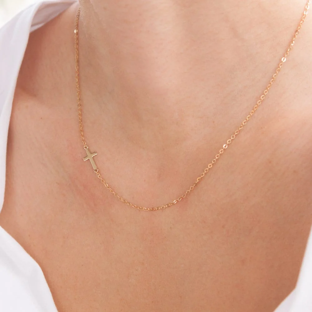 Cross Chain Necklace — additional product image 3 from AntEva Crafts