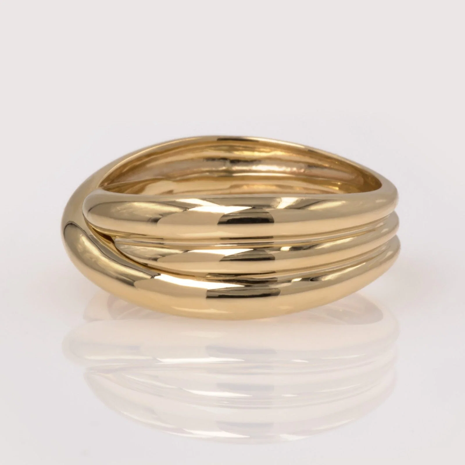 Twisted Triple Ring — additional product image 4 from AntEva Crafts
