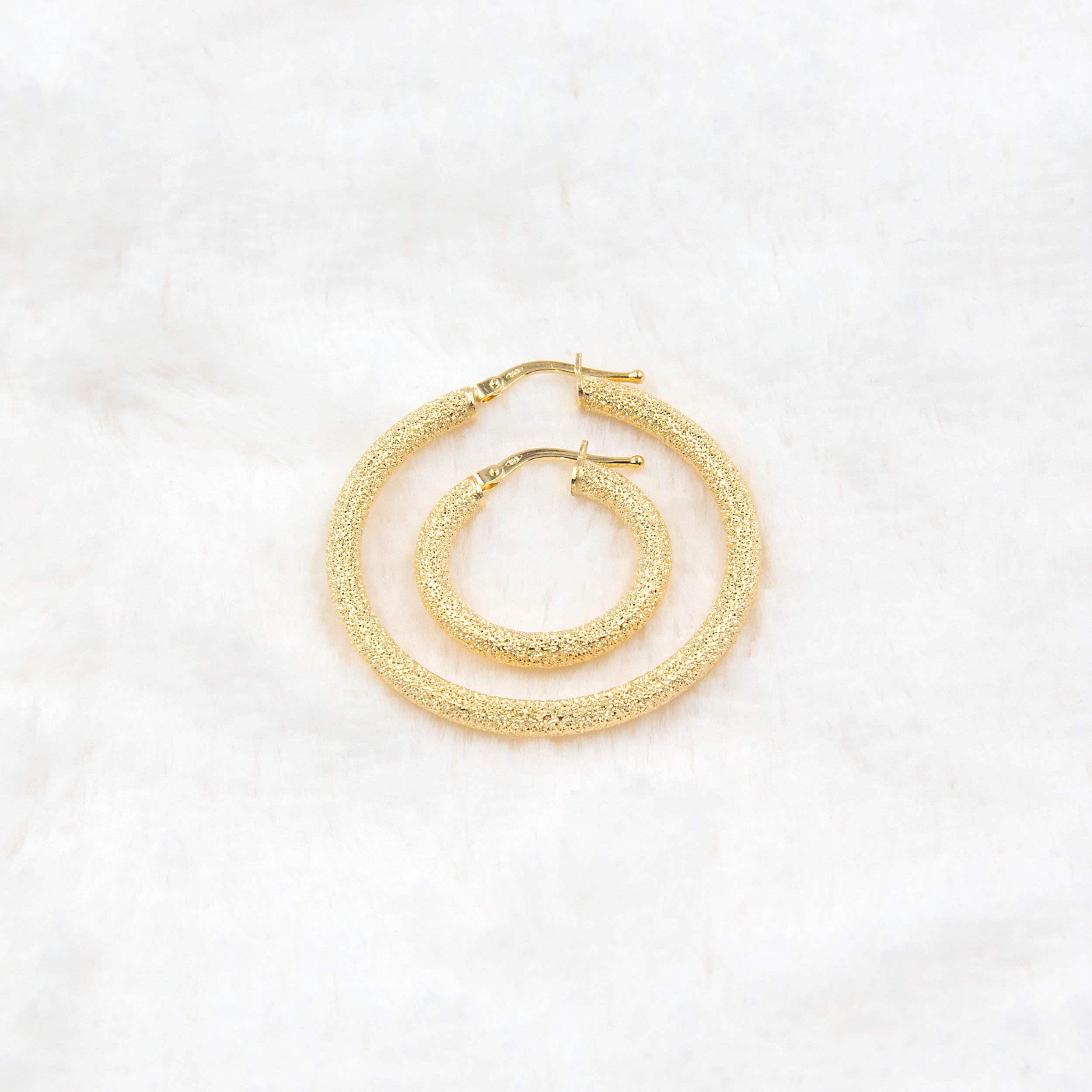 Matte Hoop Earrings — additional product image 3 from AntEva Crafts