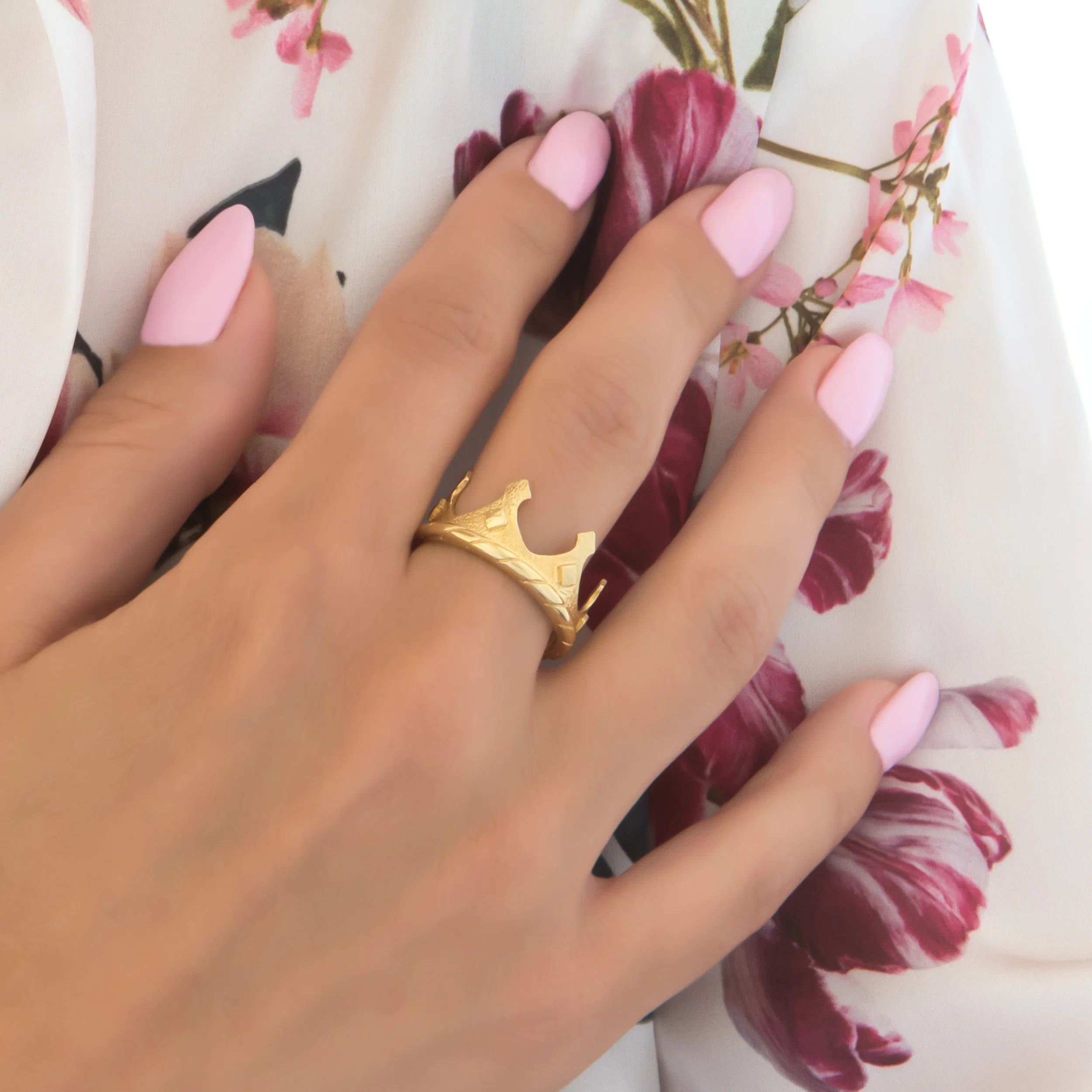 Silver Crown Ring — additional product image 2 from AntEva Crafts