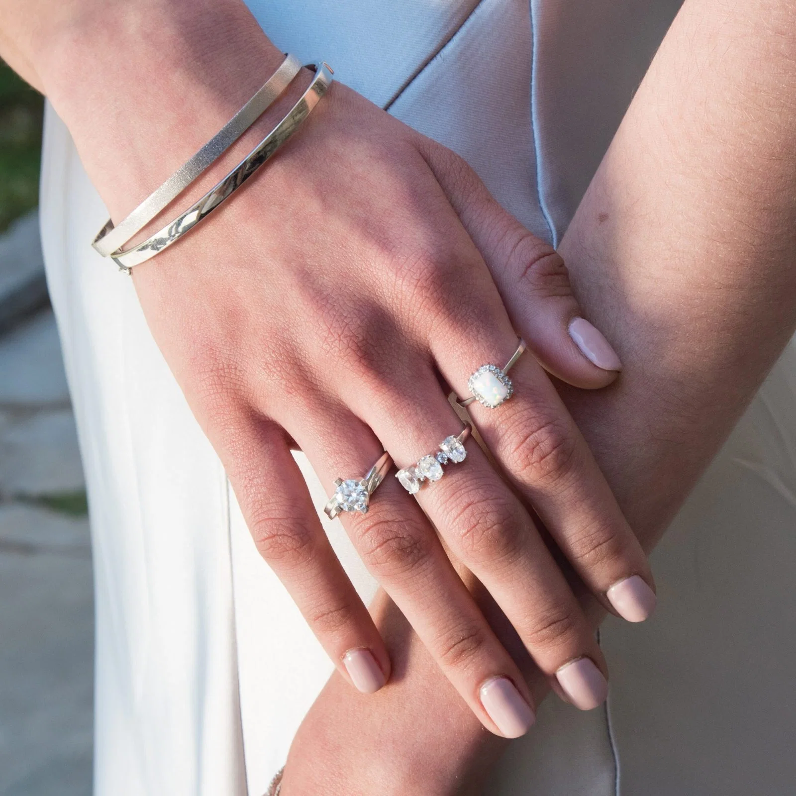 Solitaire Moissanite Ring 14k — additional product image 4 from AntEva Crafts