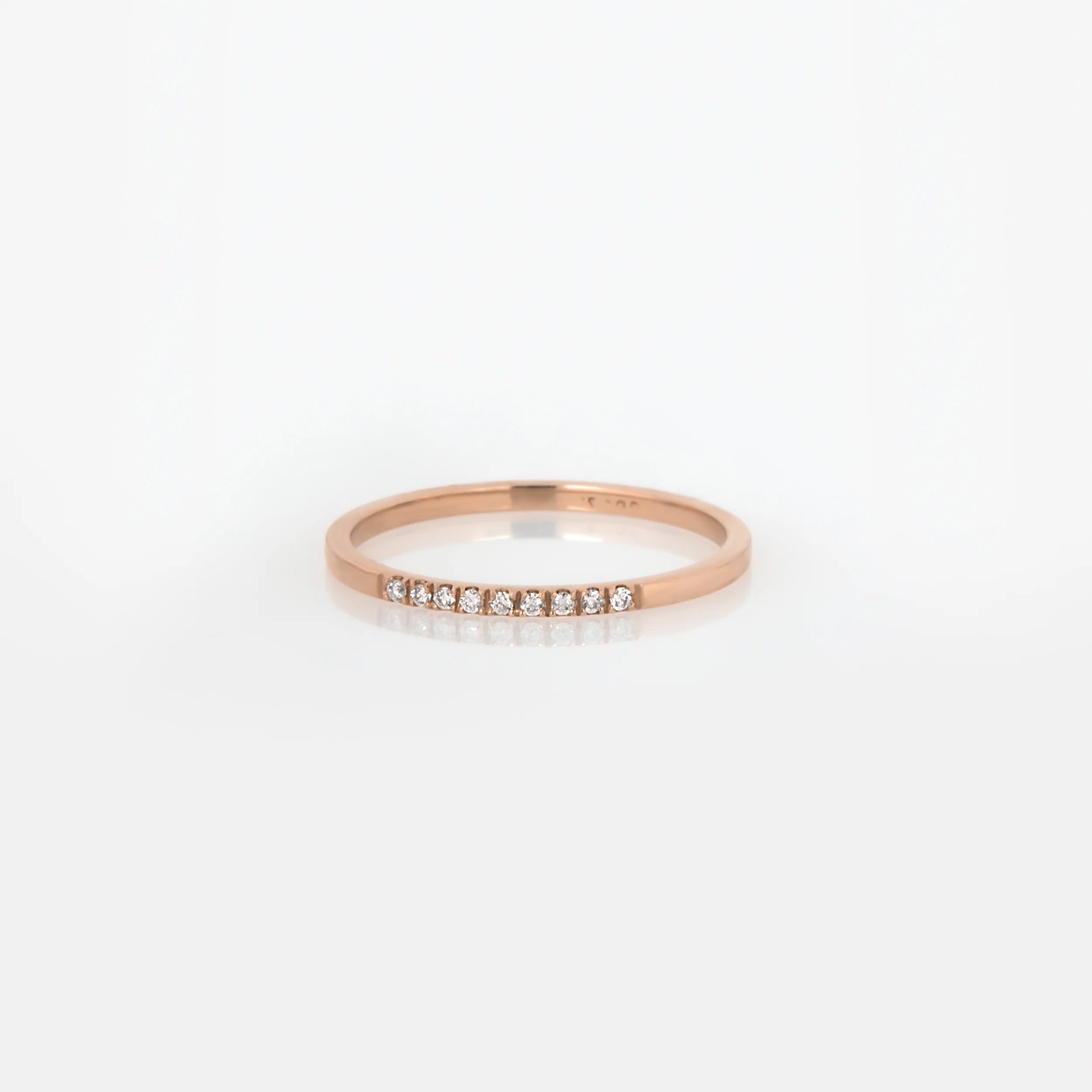 Diamond Dainty Ring 1.4mm — additional product image 5 from AntEva Crafts