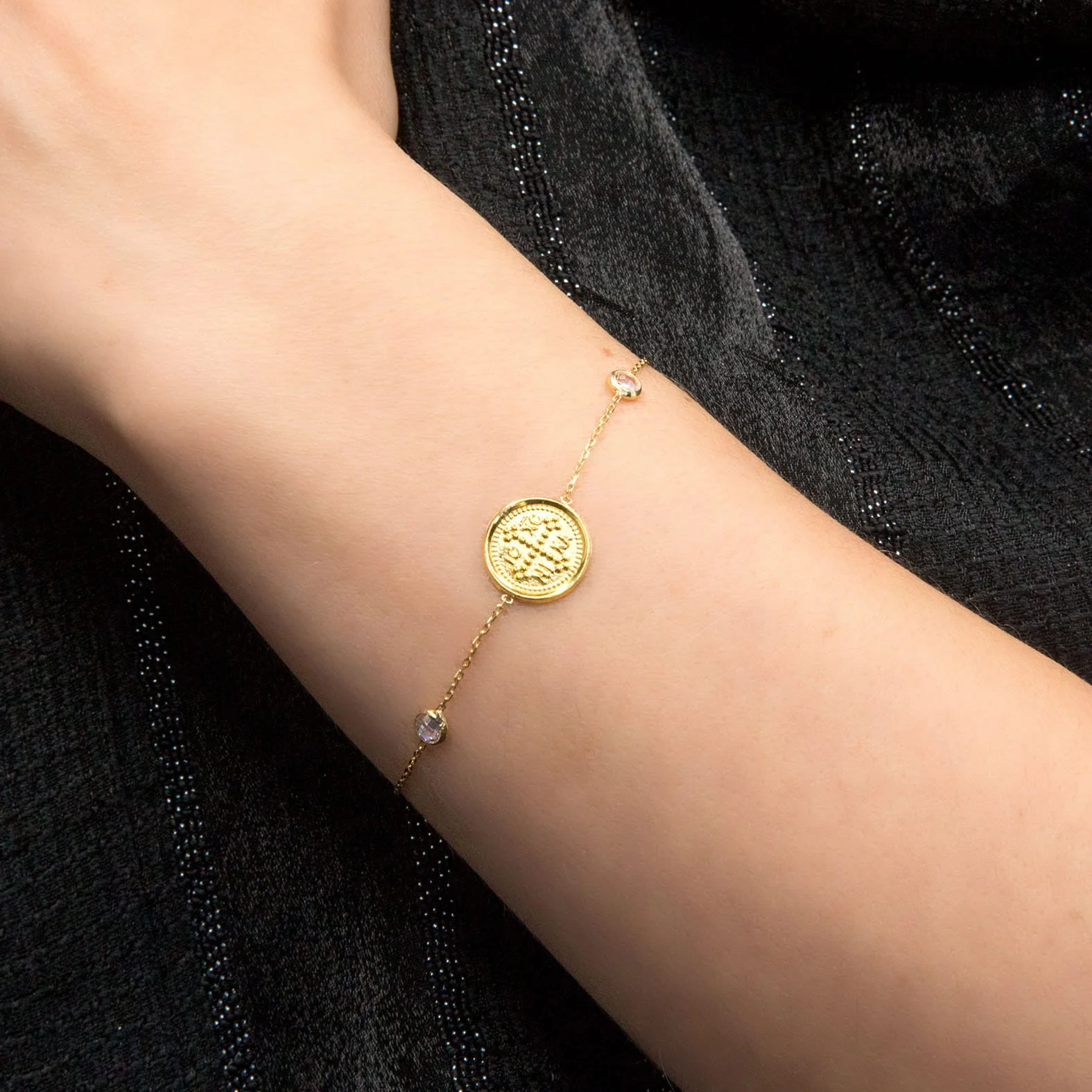 Christian Coin Bracelet — additional product image 3 from AntEva Crafts