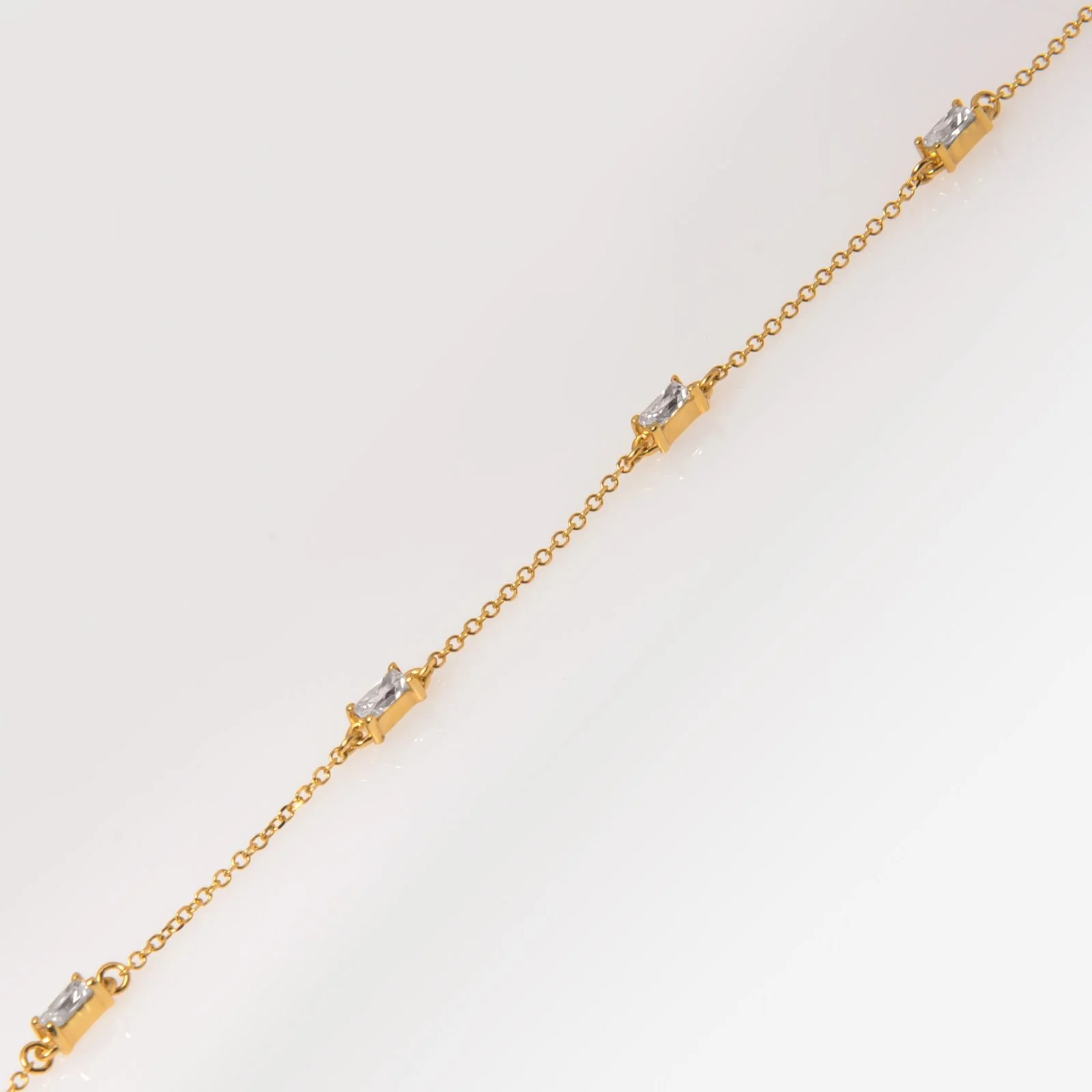 Baguette Chain Bracelet — additional product image 3 from AntEva Crafts