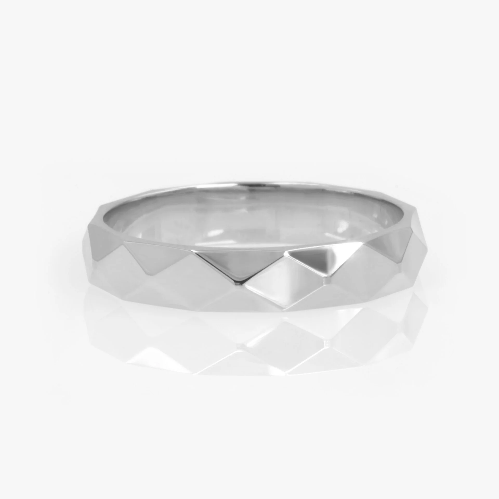 Diamond Cut Band 3.8mm — additional product image 8 from AntEva Crafts