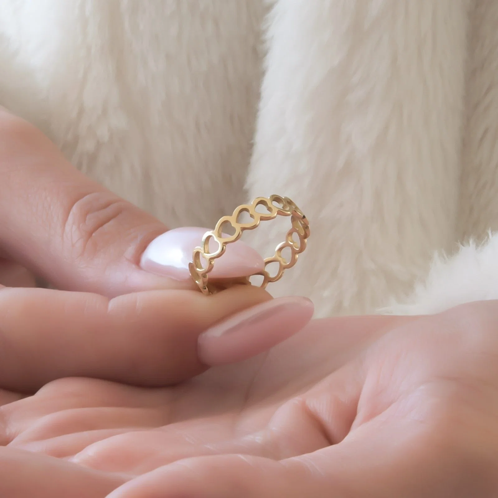 Heart Full Eternity Ring — additional product image 5 from AntEva Crafts