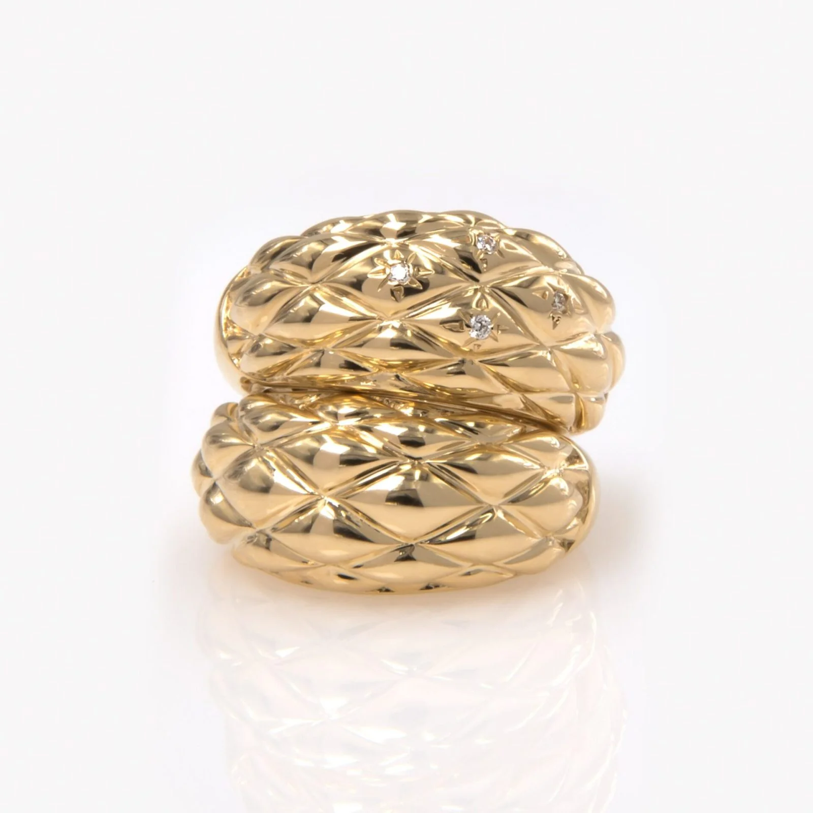 Kylie Dome Diamond Cut Ring — additional product image 5 from AntEva Crafts