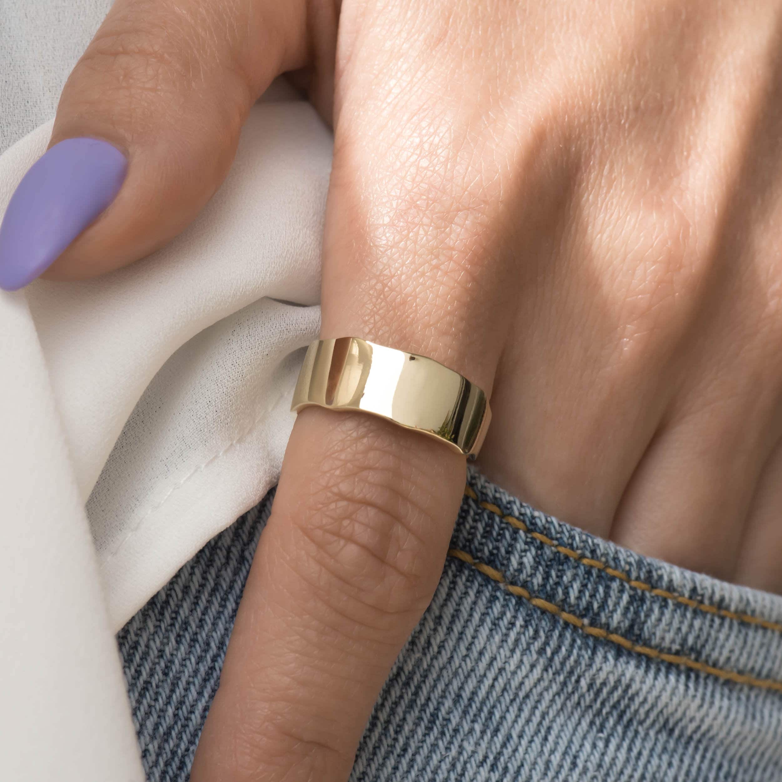 Diamond Band Ring — additional product image 4 from AntEva Crafts
