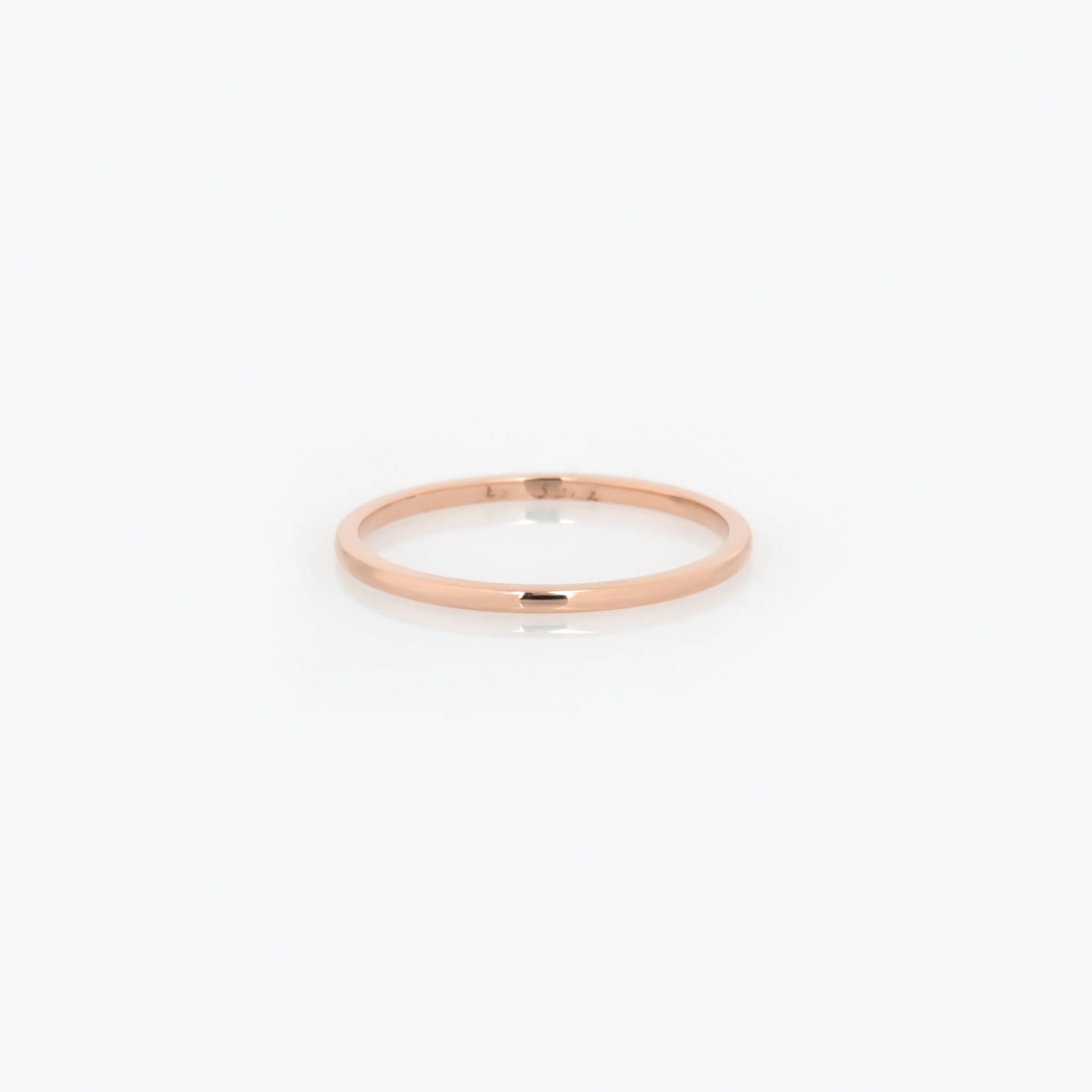 Plain Wedding Band 1.2mm — additional product image 4 from AntEva Crafts