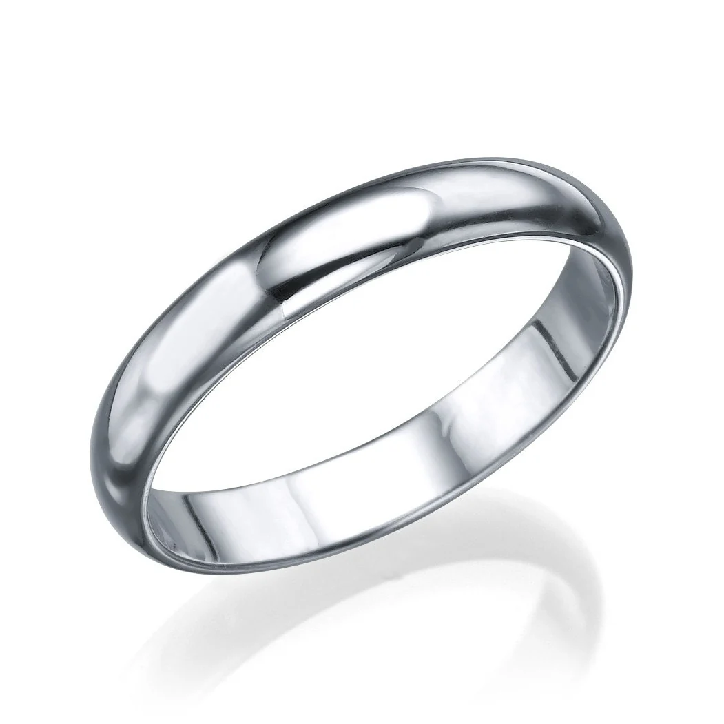 Classic Wedding Band 3.6 mm — additional product image 3 from AntEva Crafts