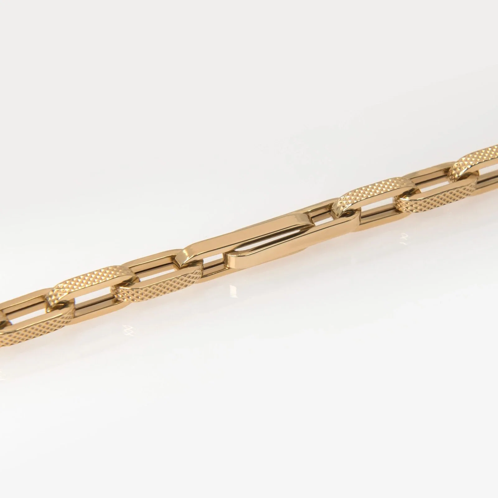Oval Clip Gold Bracelet — additional product image 6 from AntEva Crafts