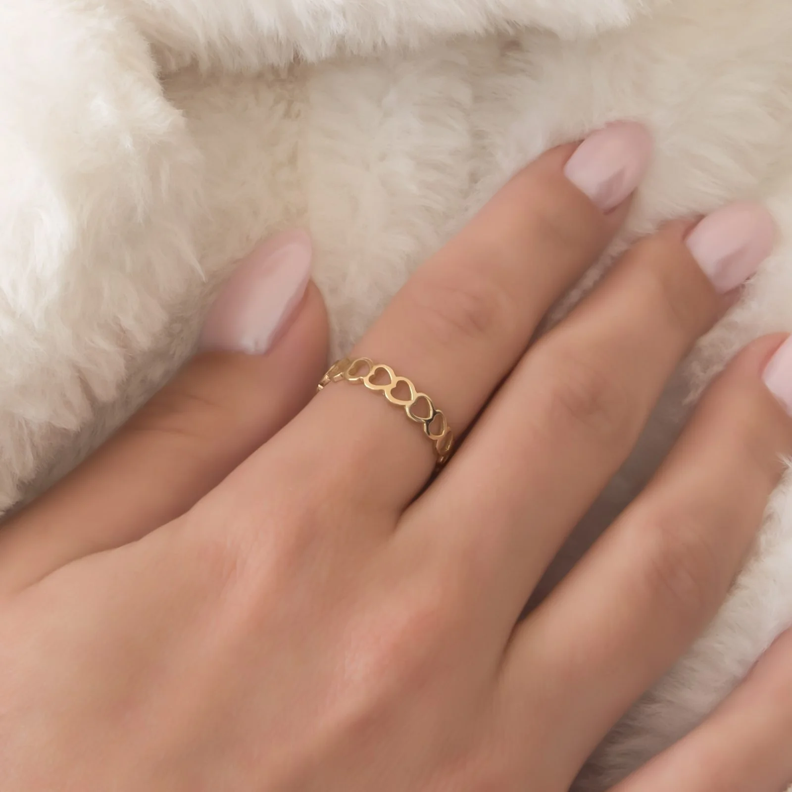 Heart Full Eternity Ring — additional product image 4 from AntEva Crafts