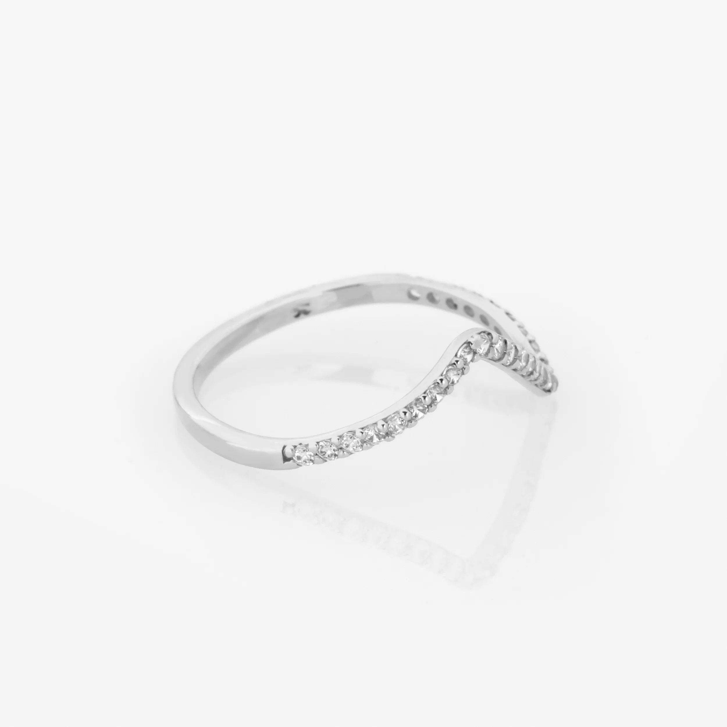 Modern Gemstone Chevron Ring — additional product image 8 from AntEva Crafts