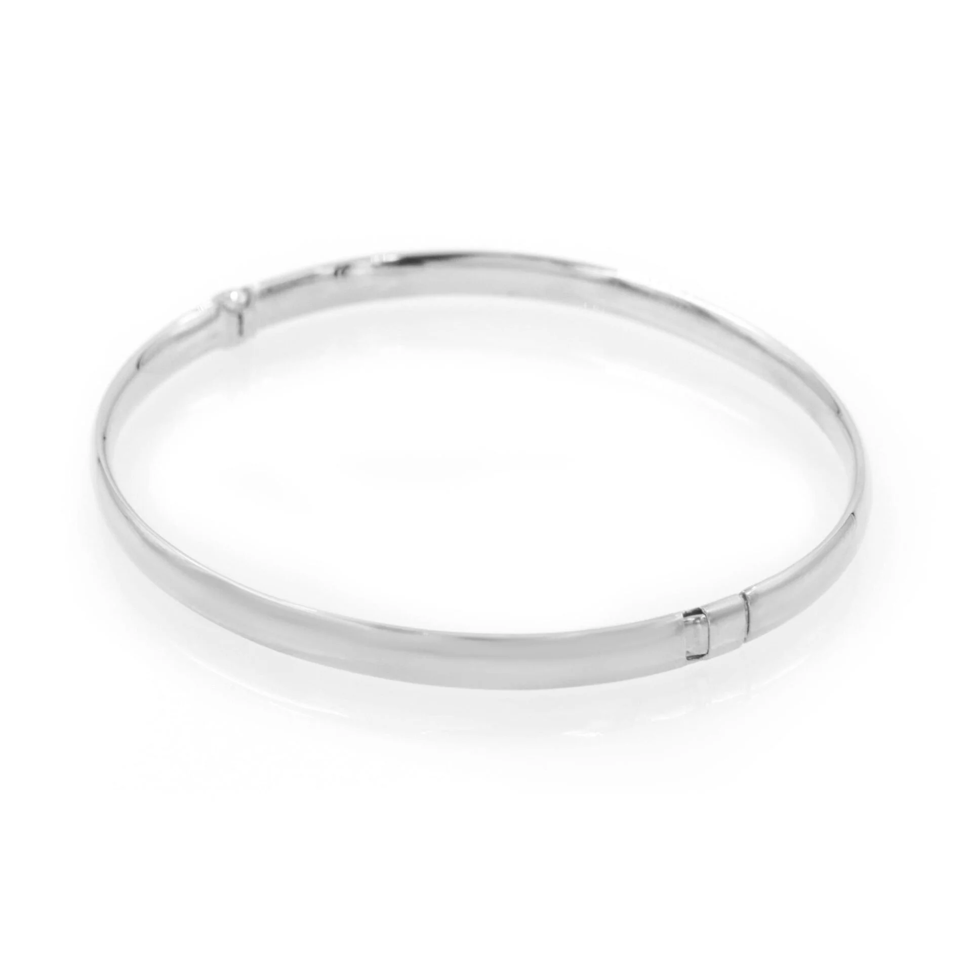Classic Gold Oval Bangle — additional product image 5 from AntEva Crafts