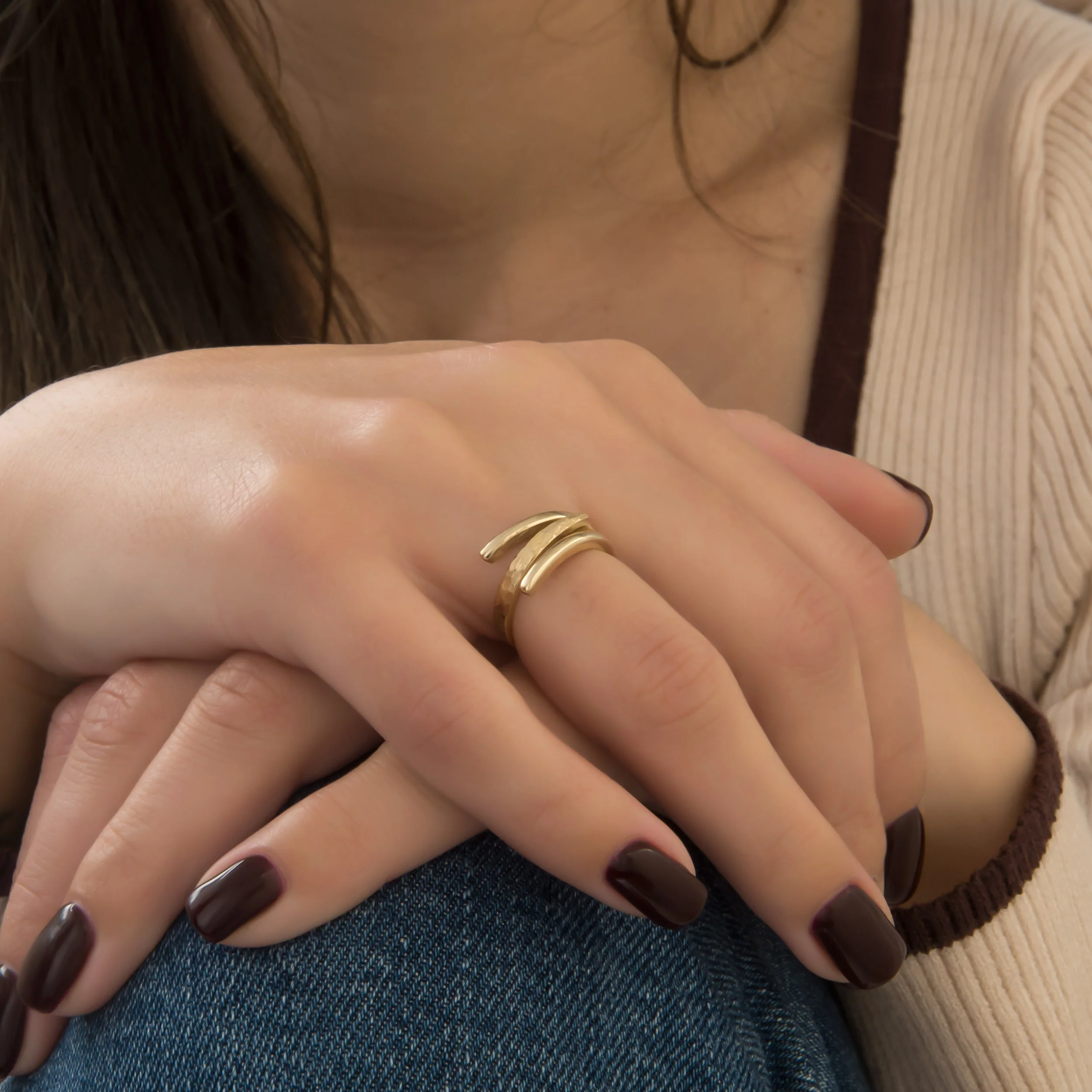 Open Twisted Ring — additional product image 2 from AntEva Crafts
