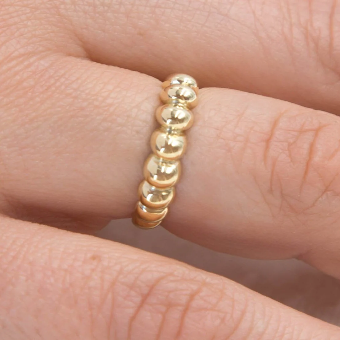 Dome Croissant Ring — additional product image 4 from AntEva Crafts