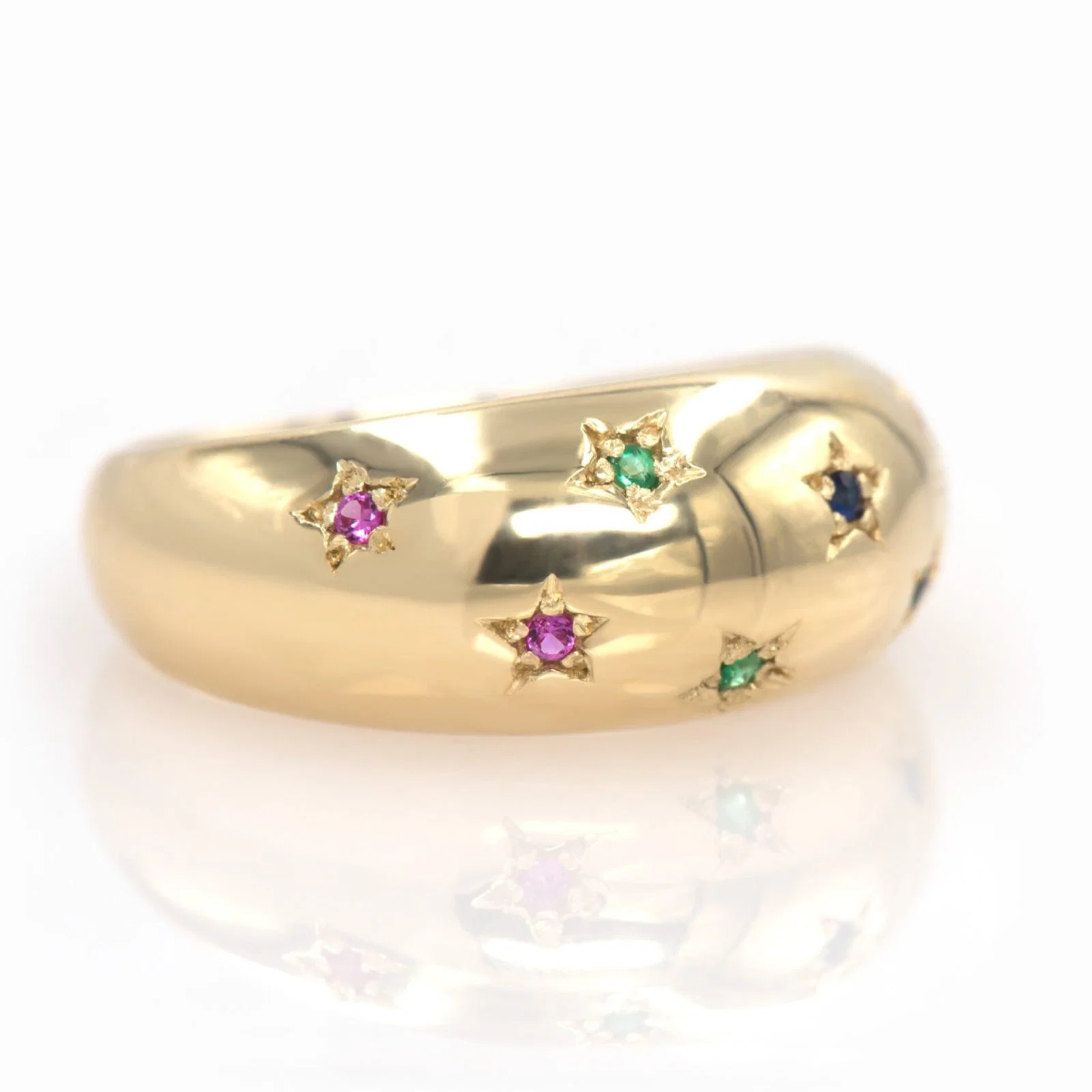 Gemstone Starburst Ring — additional product image 3 from AntEva Crafts