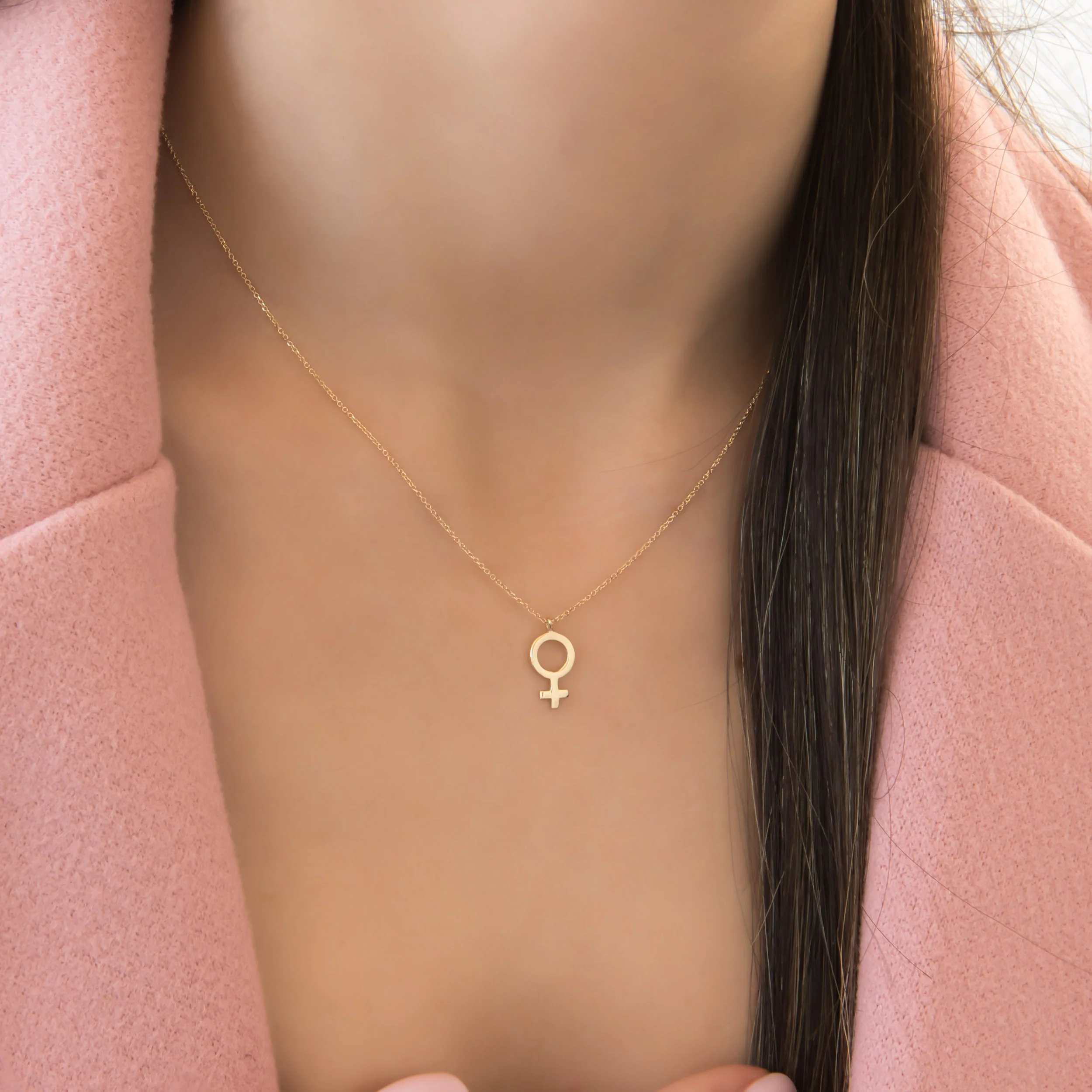 Venus Symbol Necklace — additional product image 2 from AntEva Crafts