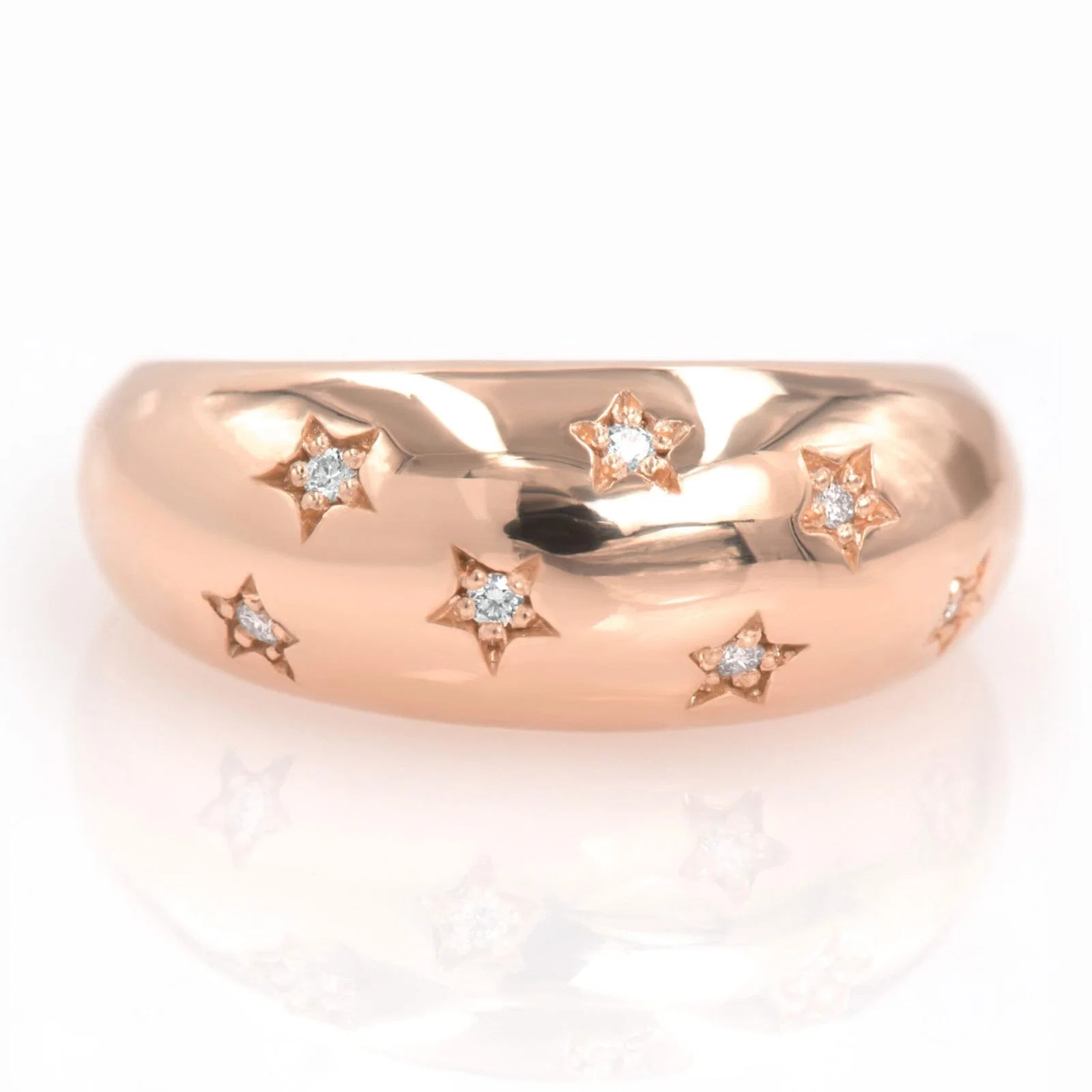 Diamond North Star Ring — additional product image 6 from AntEva Crafts