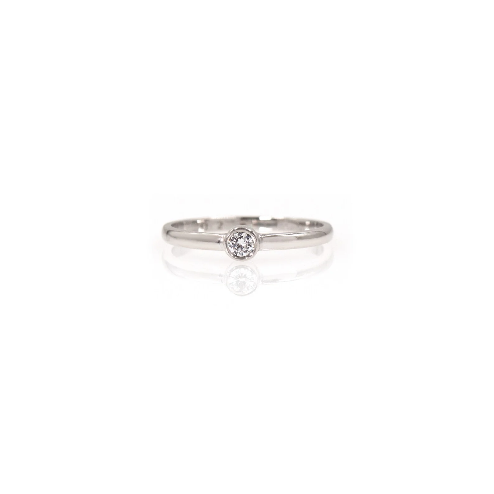 Bezel Diamond Ring — additional product image 4 from AntEva Crafts