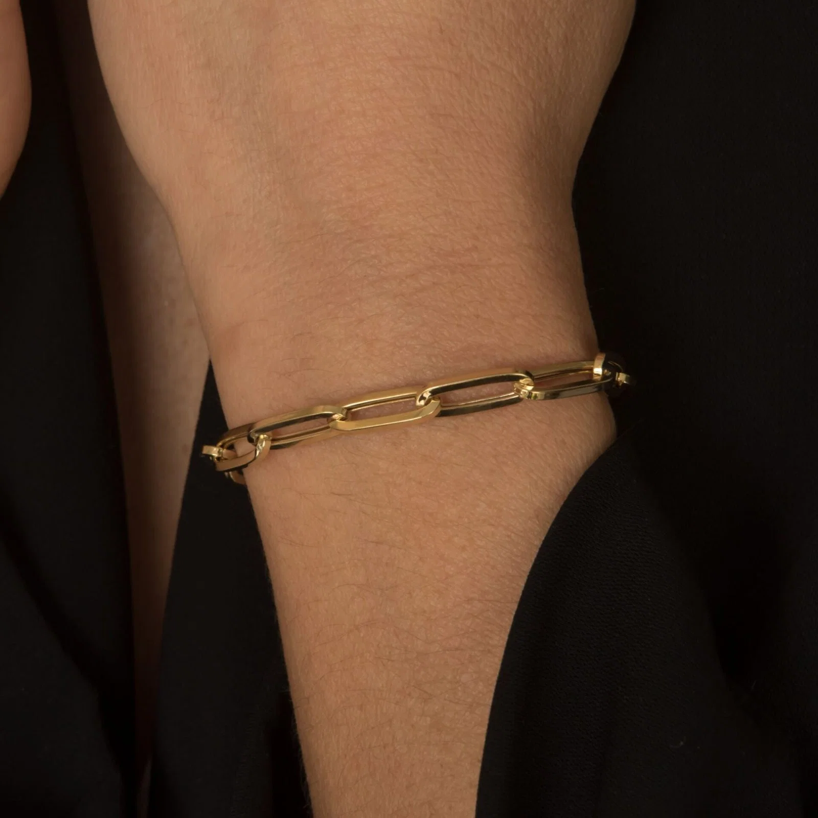 Oval Link Elongated Bracelet — additional product image 3 from AntEva Crafts