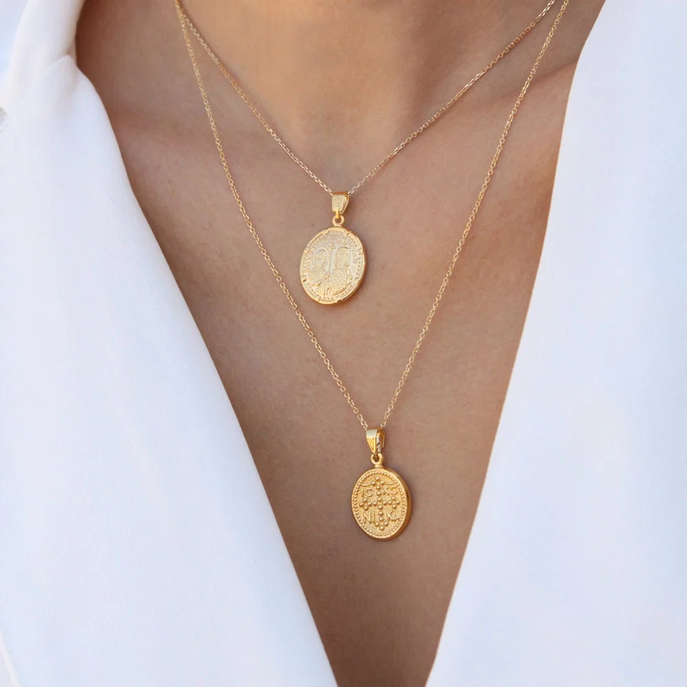 Christian Oval EntoutoNika Pendant in 2 sizes — additional product image 4 from AntEva Crafts