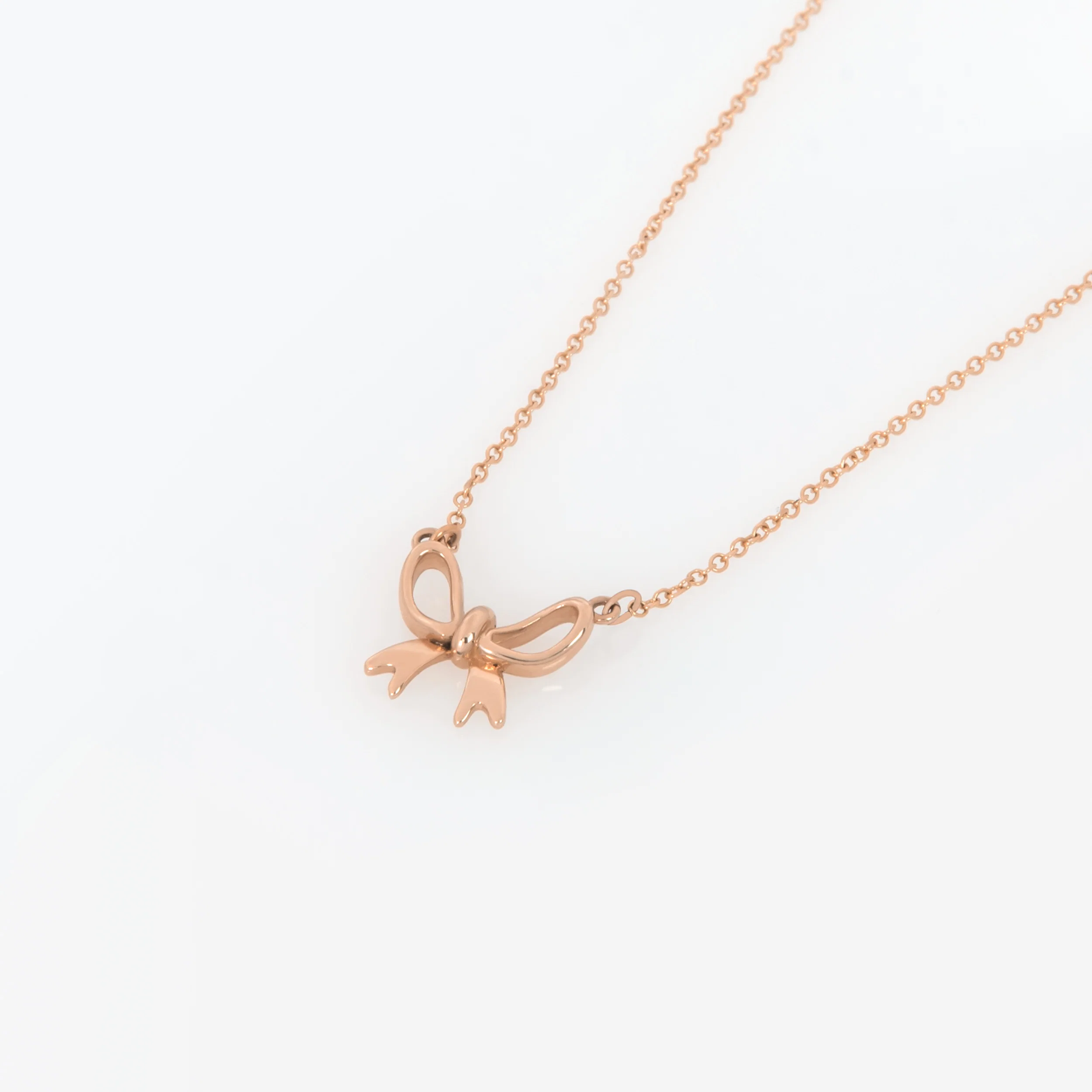 Dainty Bow Necklace — additional product image 6 from AntEva Crafts
