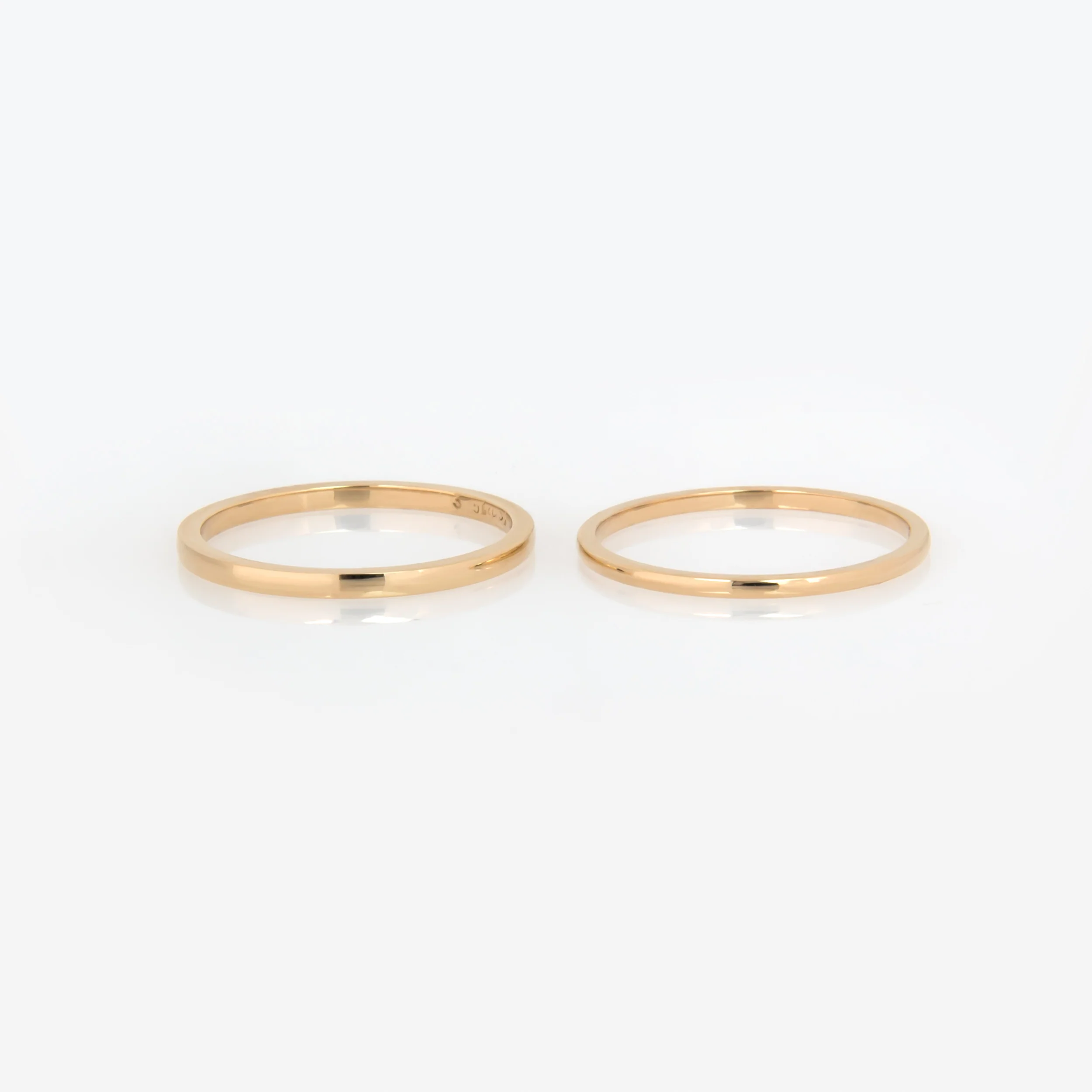 Plain Wedding Band 1.4mm — additional product image 6 from AntEva Crafts