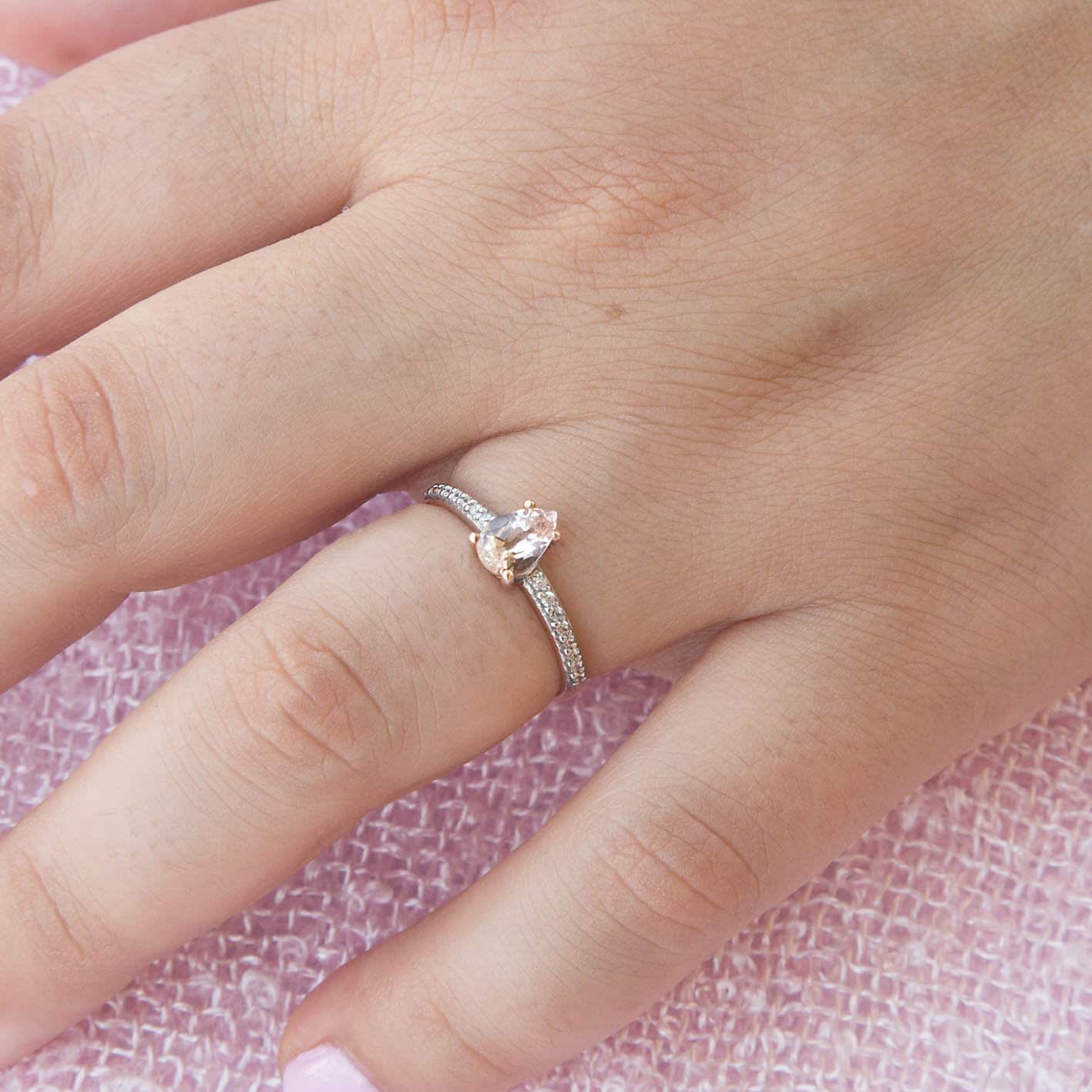 Teardrop Ring — additional product image 4 from AntEva Crafts
