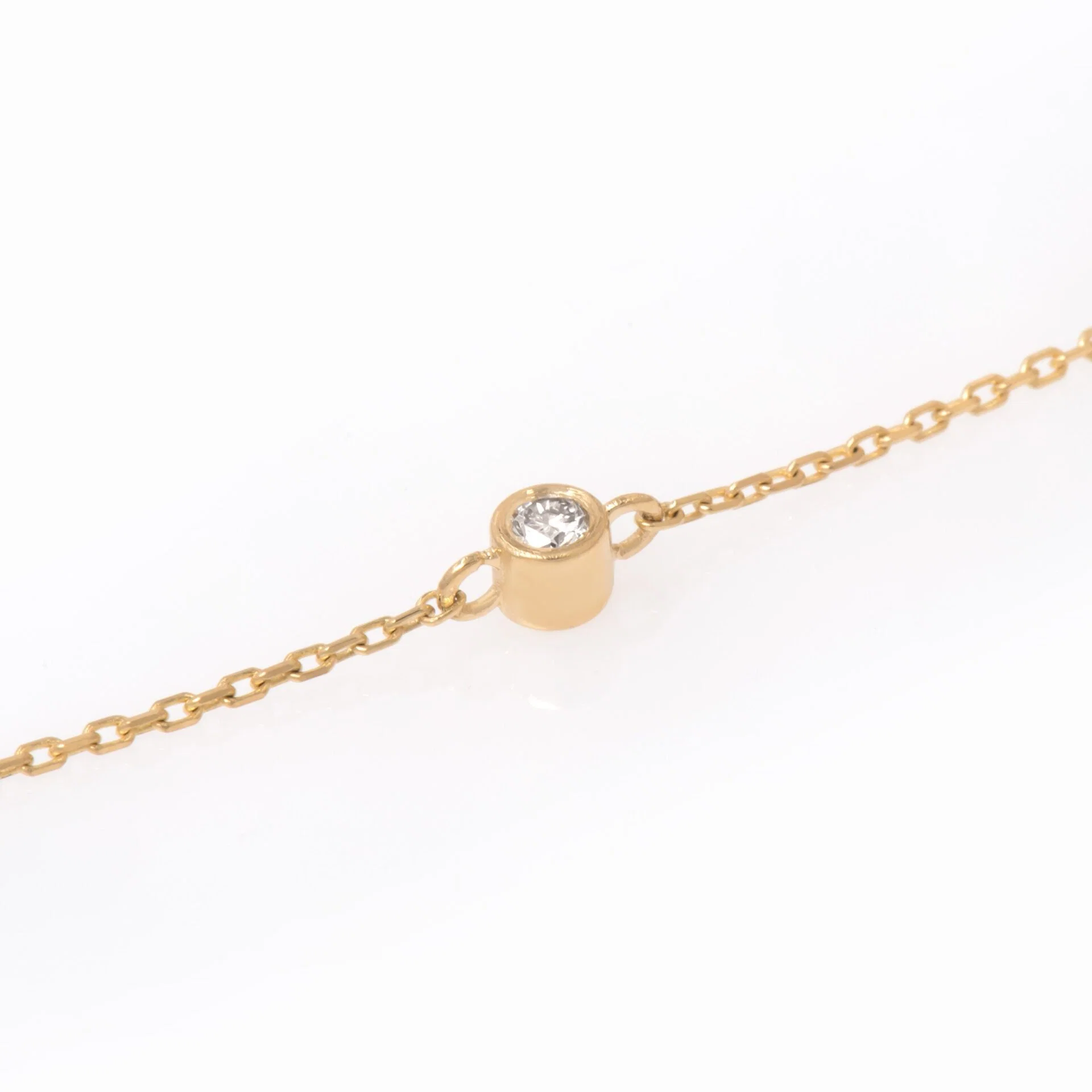 Diamond Solitaire Bracelet with 8 Diamonds — additional product image 5 from AntEva Crafts