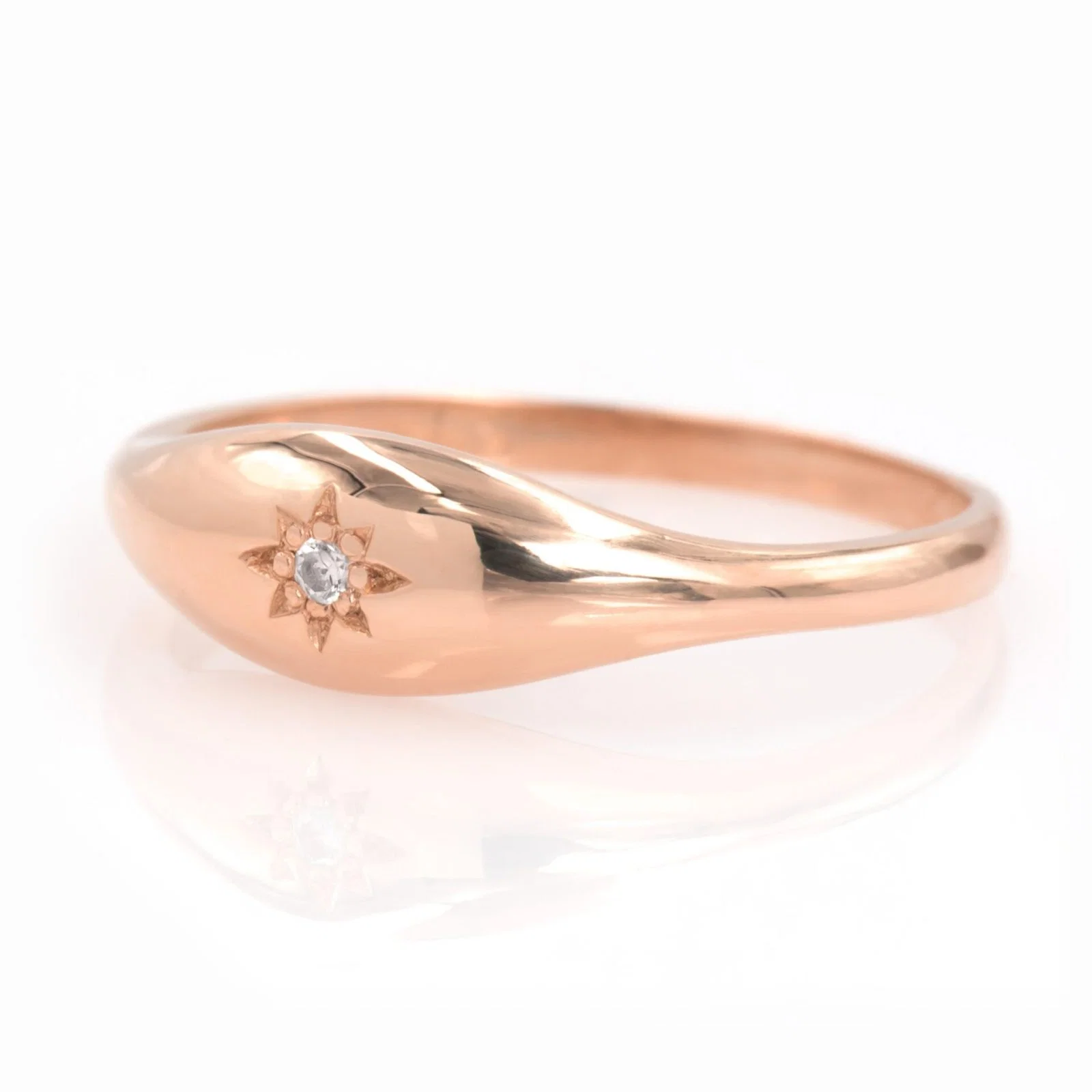 Diamond Star Ring — additional product image 4 from AntEva Crafts