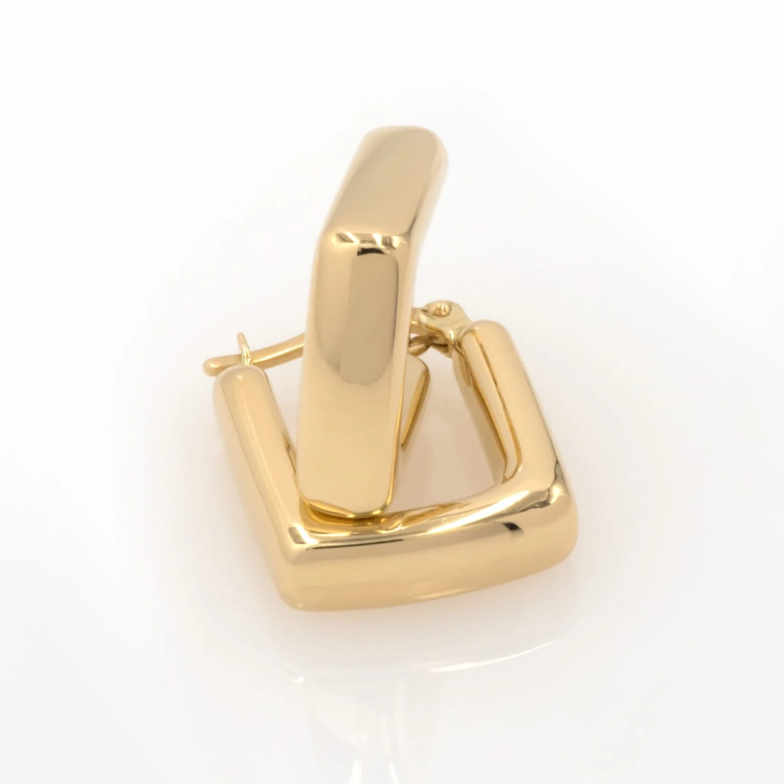 Square Hoop Earrings — additional product image 6 from AntEva Crafts