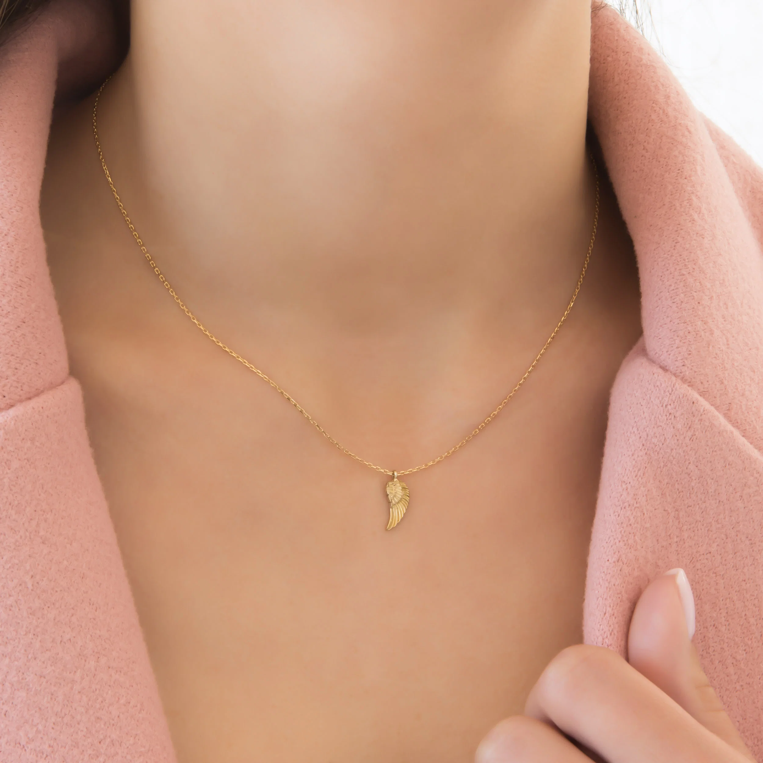 Angel Wings Necklace — additional product image 2 from AntEva Crafts