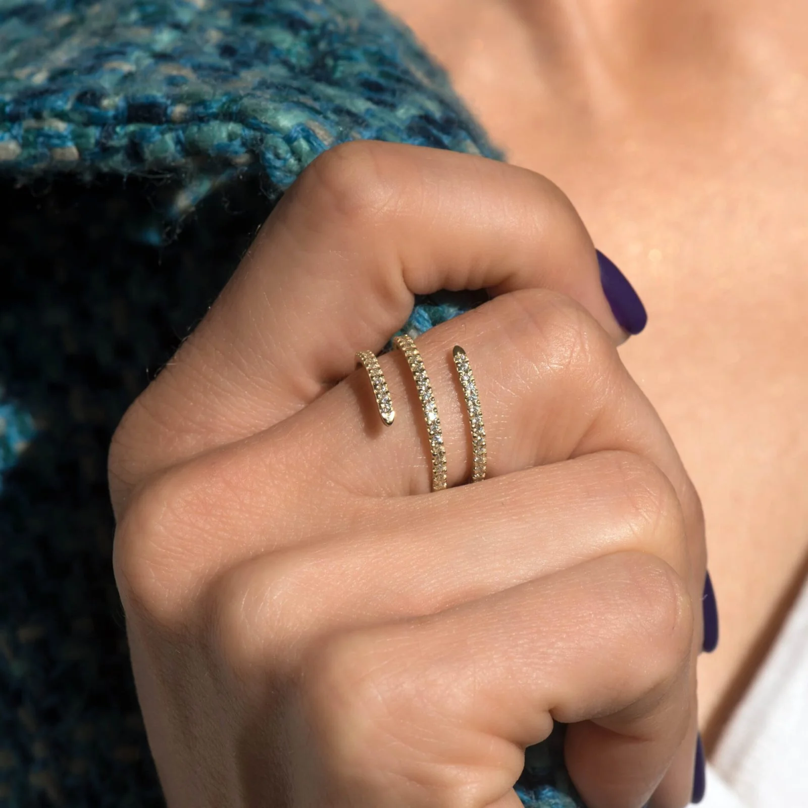 Spiral Wrap Ring — additional product image 4 from AntEva Crafts