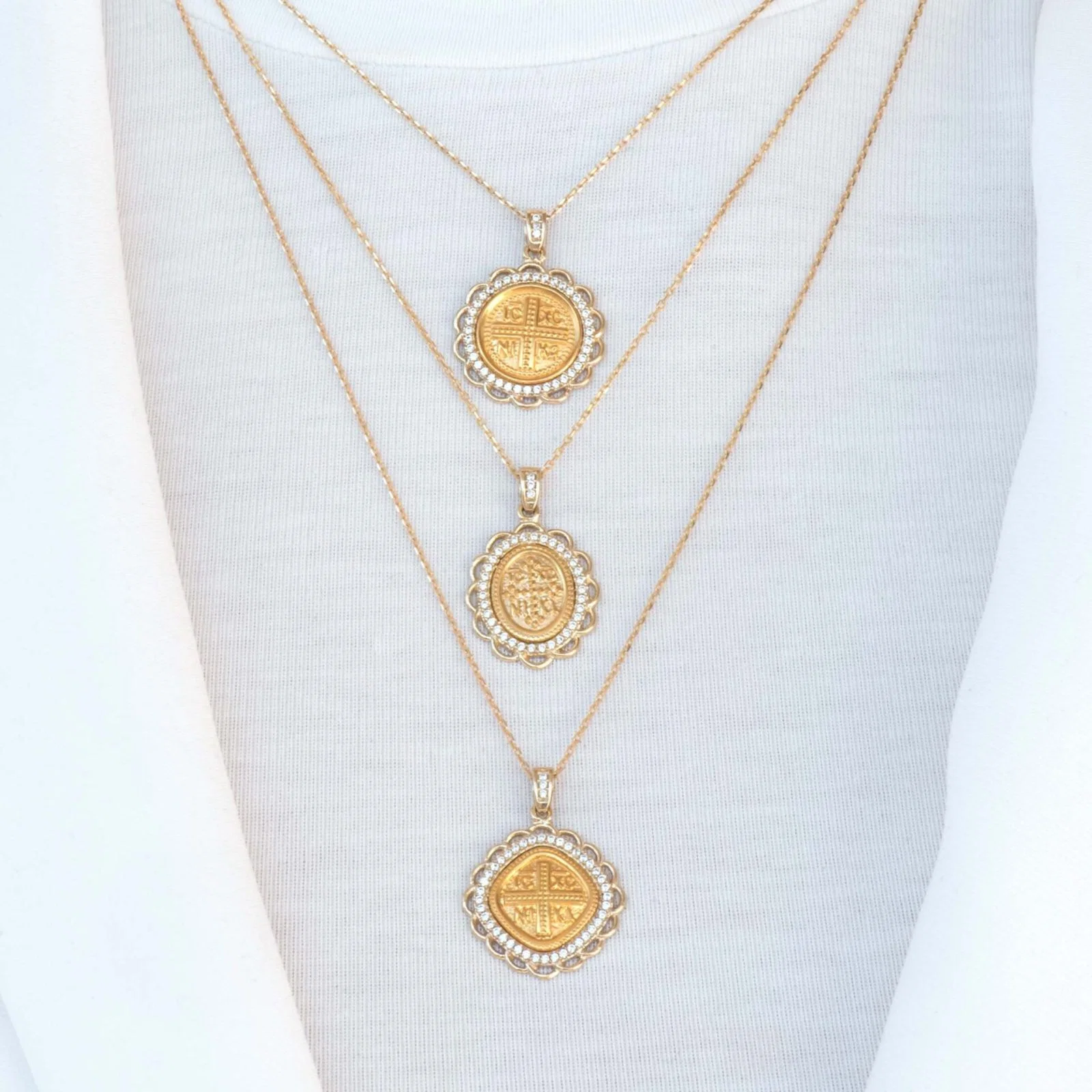 Christian Coin Pendant — additional product image 2 from AntEva Crafts