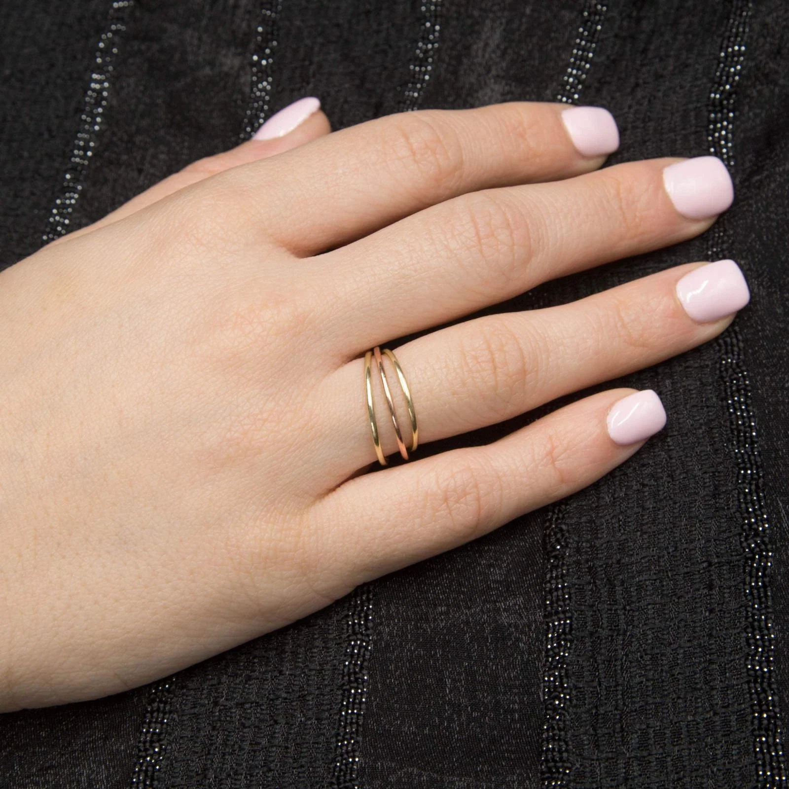 Thin Wedding Ring 1mm — additional product image 2 from AntEva Crafts