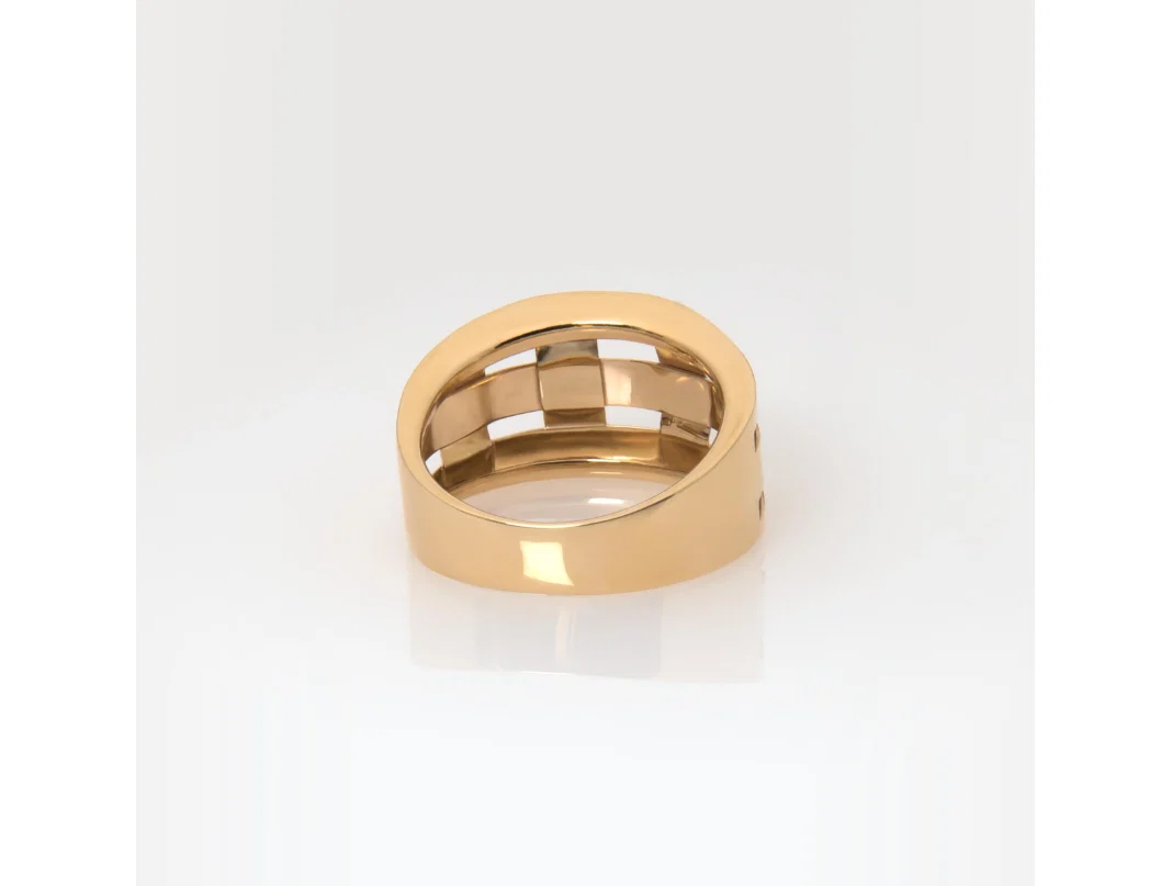 Chunky Bright-Matte Ring — additional product image 6 from AntEva Crafts