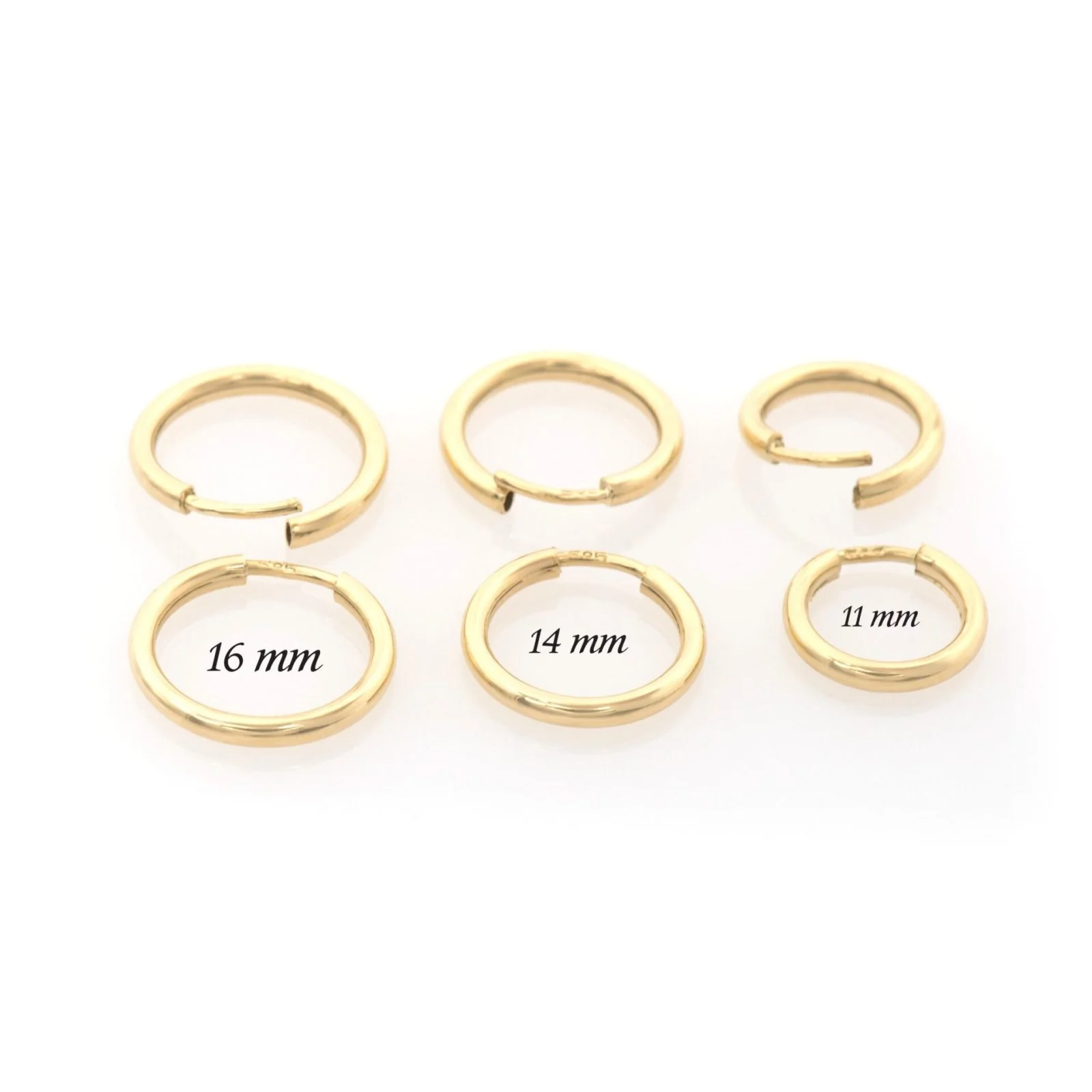 Mini Hoop Earrings — additional product image 3 from AntEva Crafts