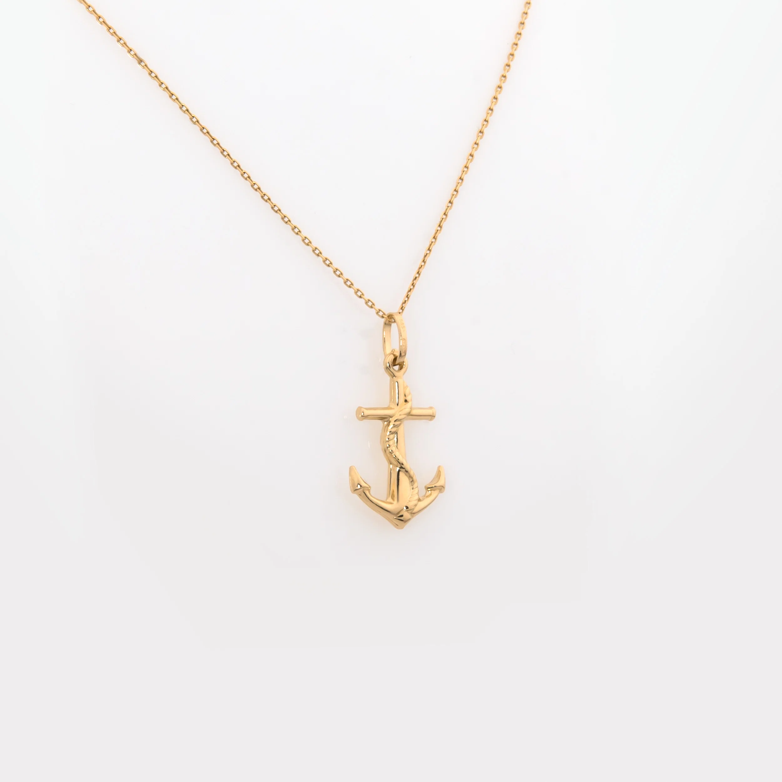 Bold Anchor Pendant Necklace — additional product image 4 from AntEva Crafts