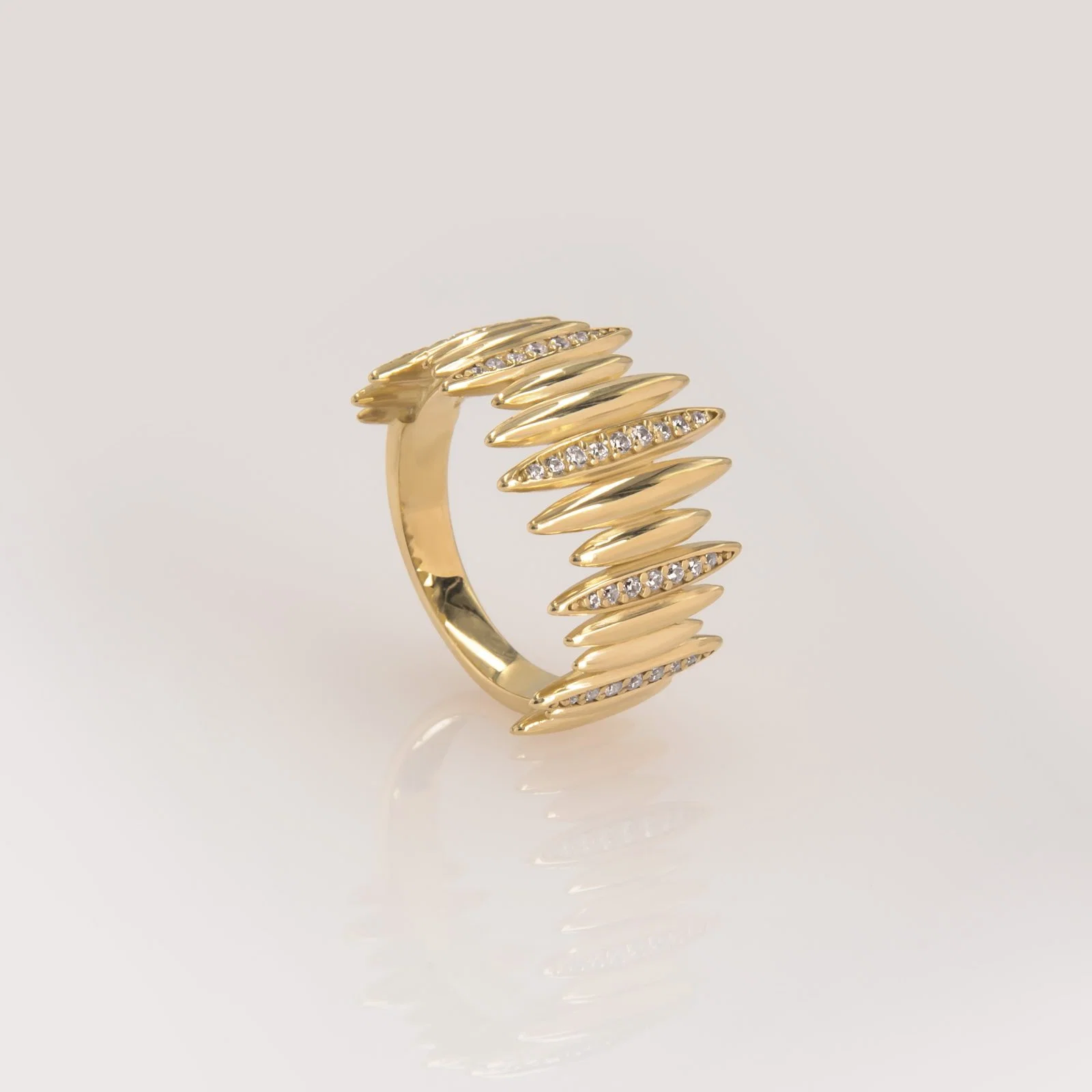 Line Dome Ring — additional product image 5 from AntEva Crafts