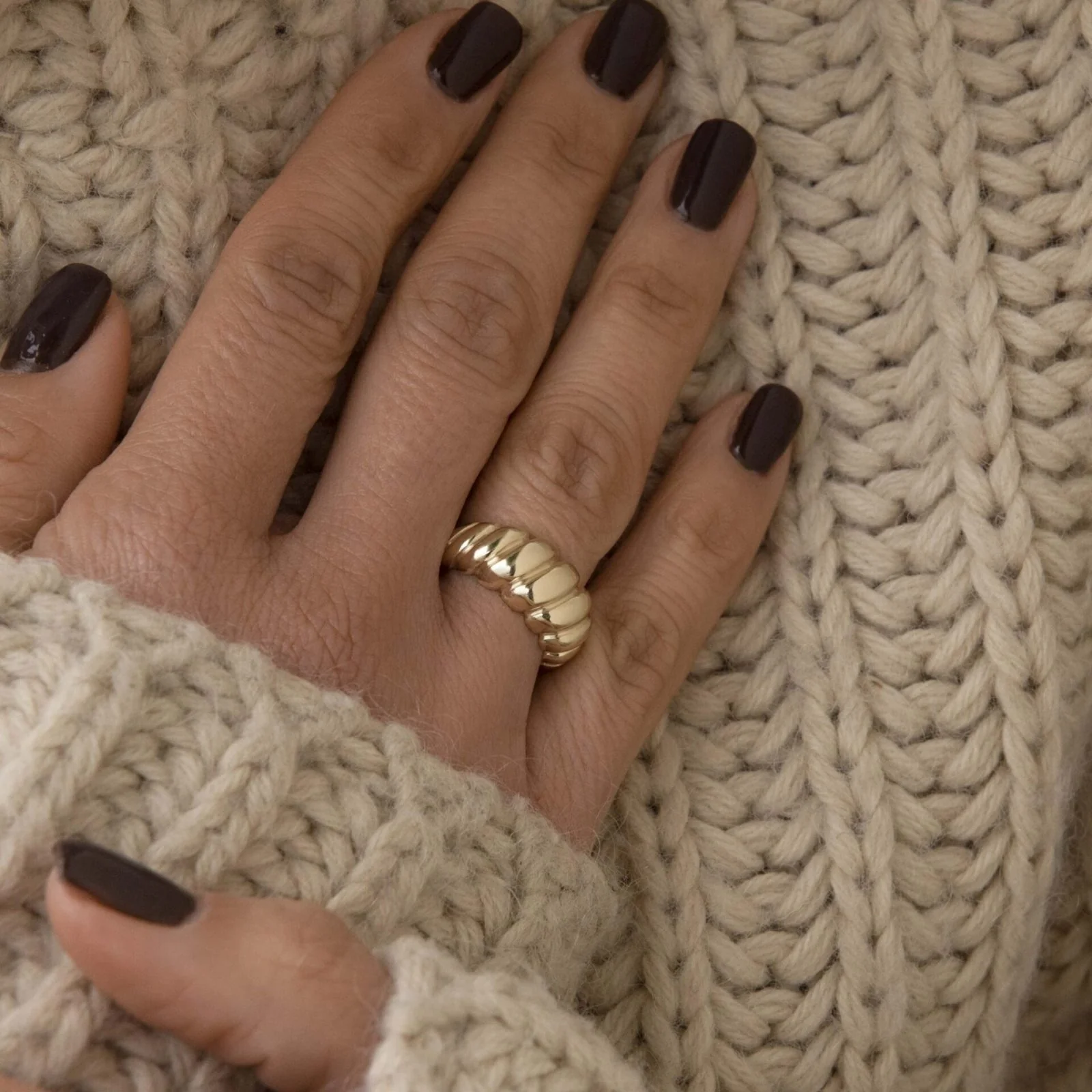 Croissant Ring — additional product image 8 from AntEva Crafts