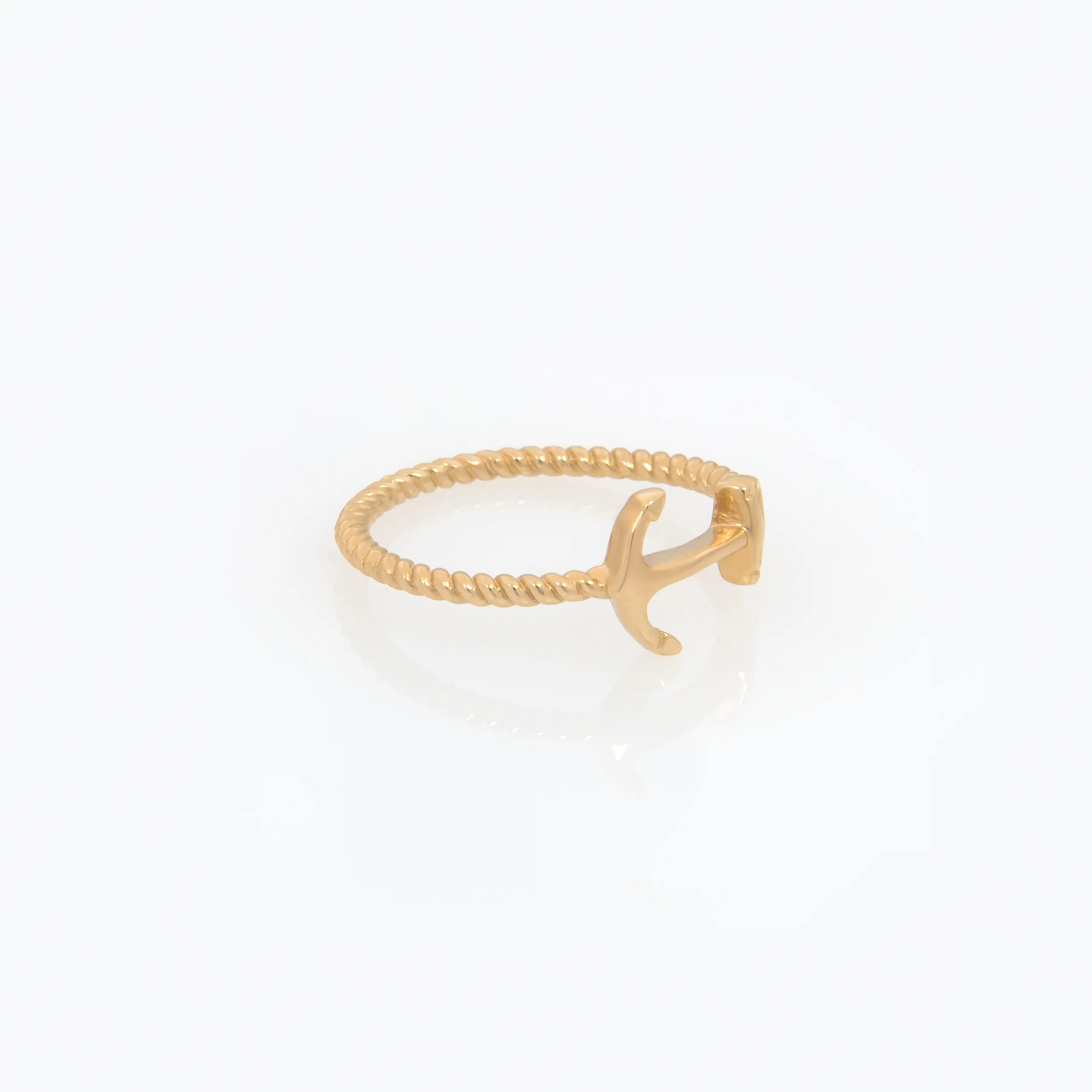 Textured Band Anchor Ring — additional product image 6 from AntEva Crafts
