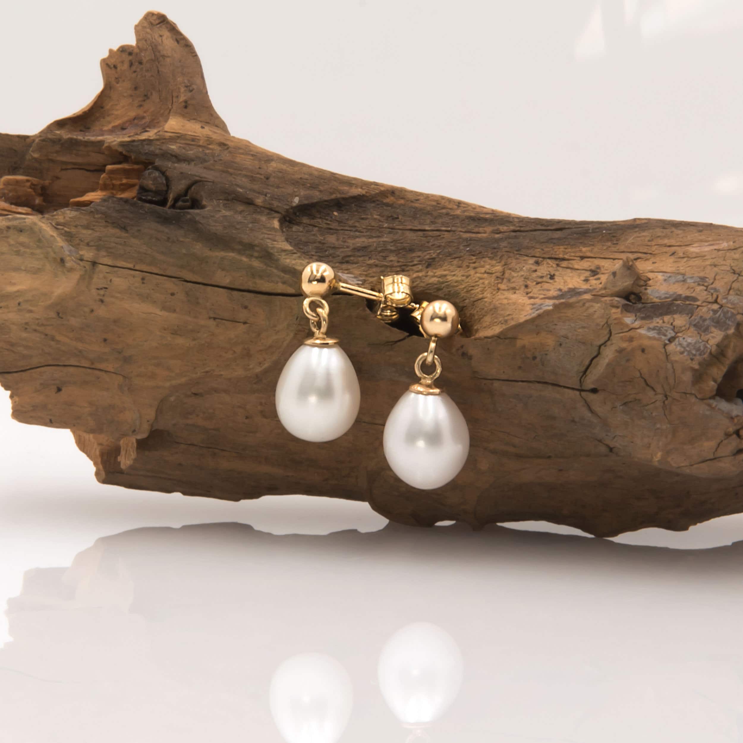Pearl Drop Earrings — additional product image 4 from AntEva Crafts