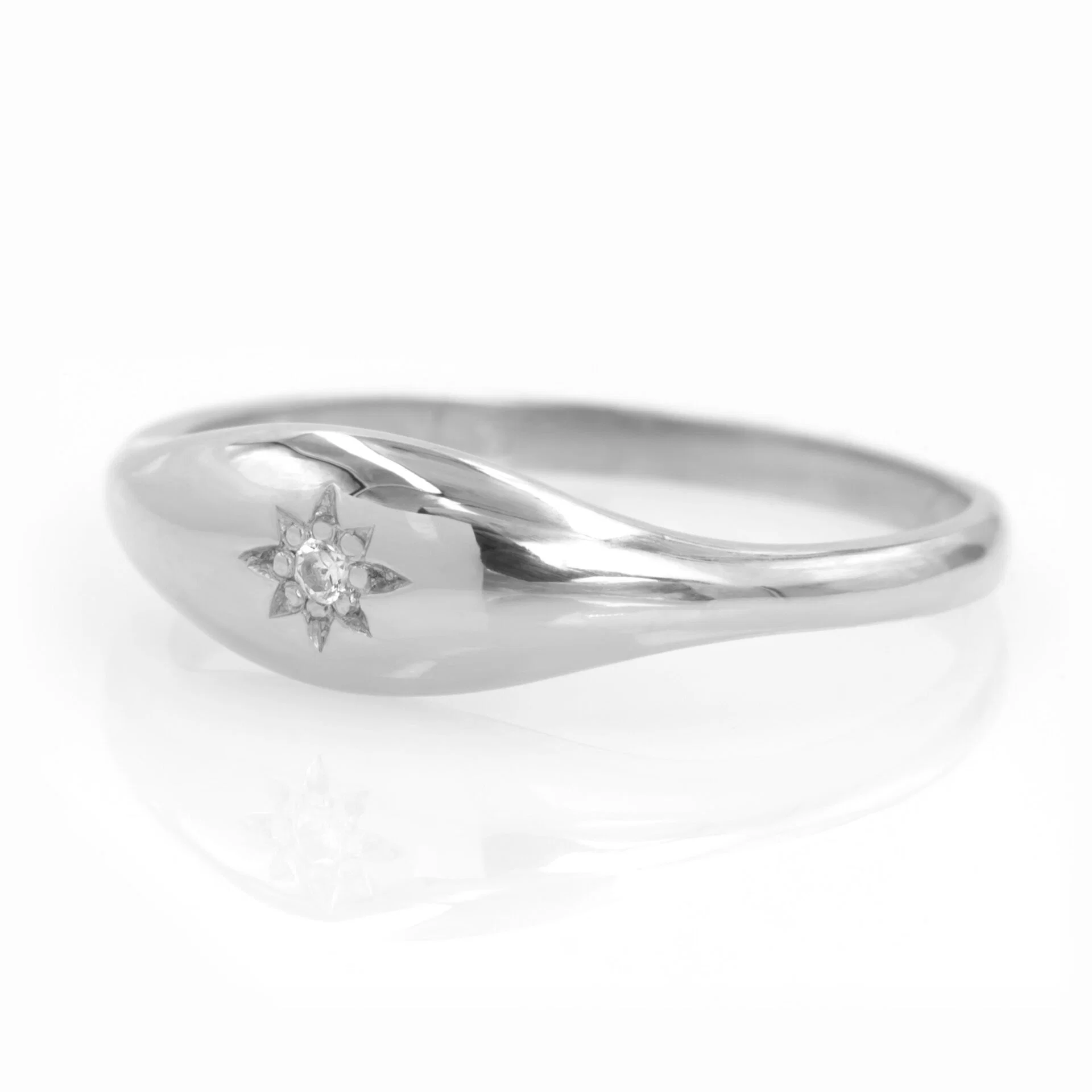 Diamond Star Ring — additional product image 5 from AntEva Crafts