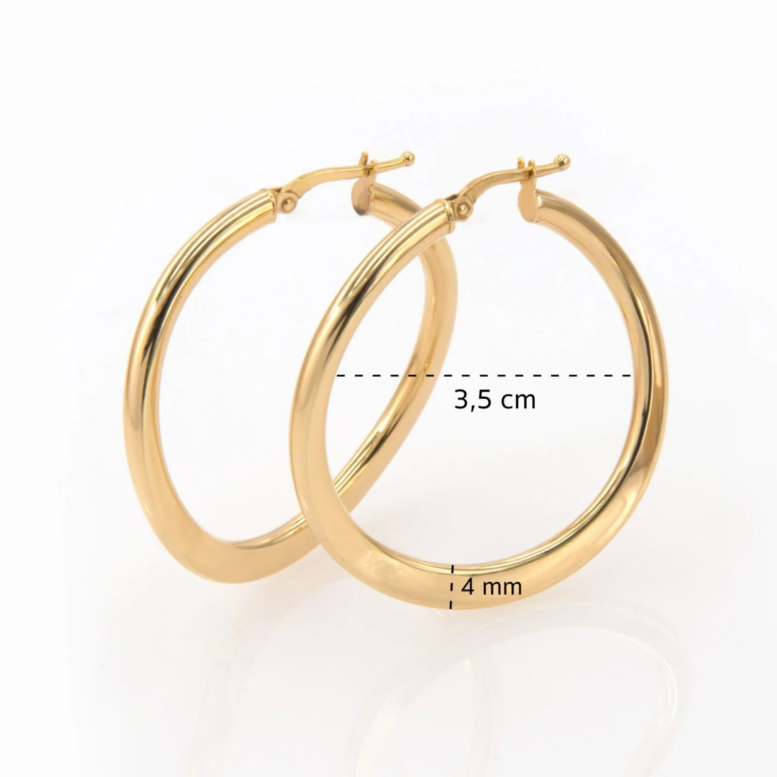 Wavy Mobius Hoop Earrings — additional product image 8 from AntEva Crafts
