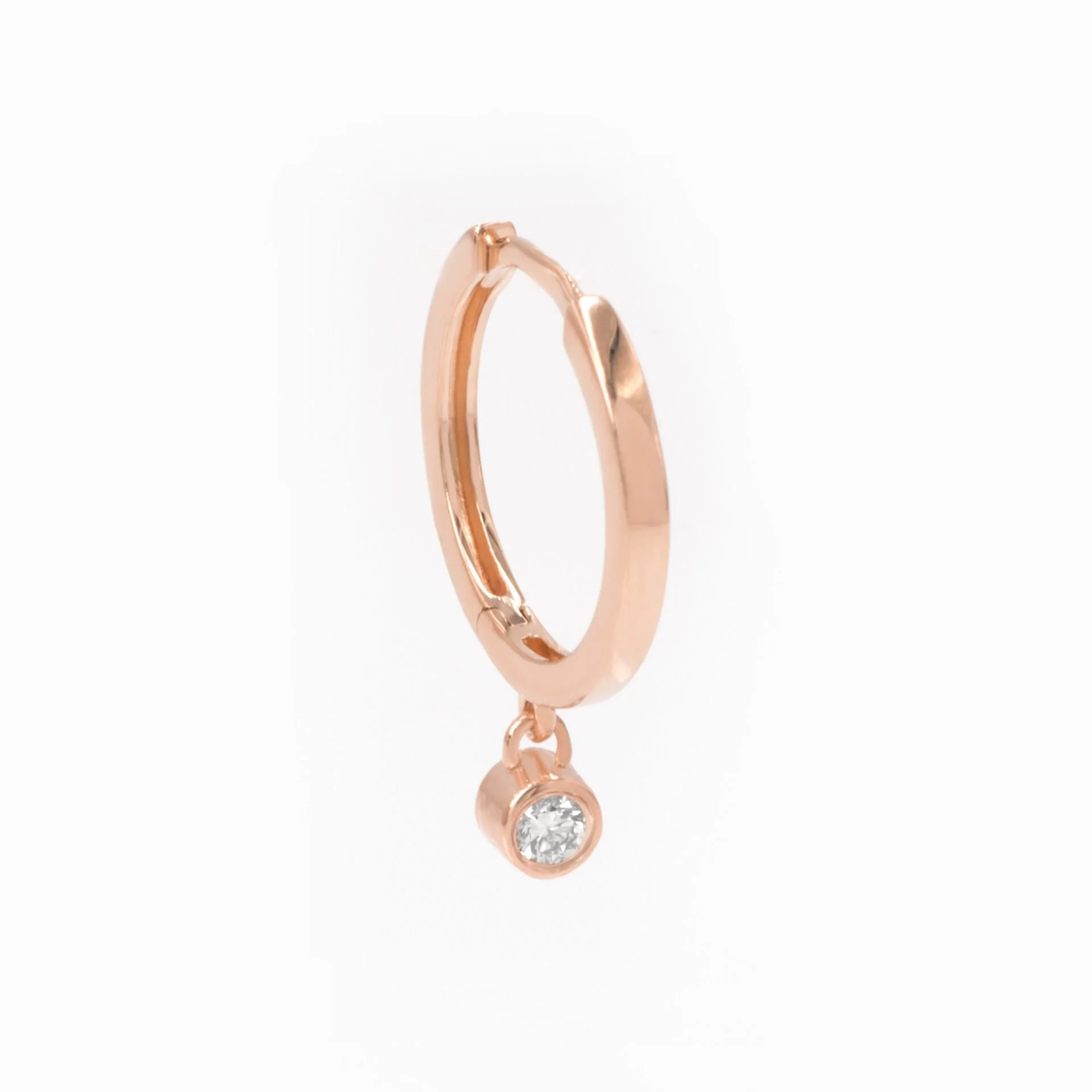 Diamond Hoop Earrings — additional product image 7 from AntEva Crafts