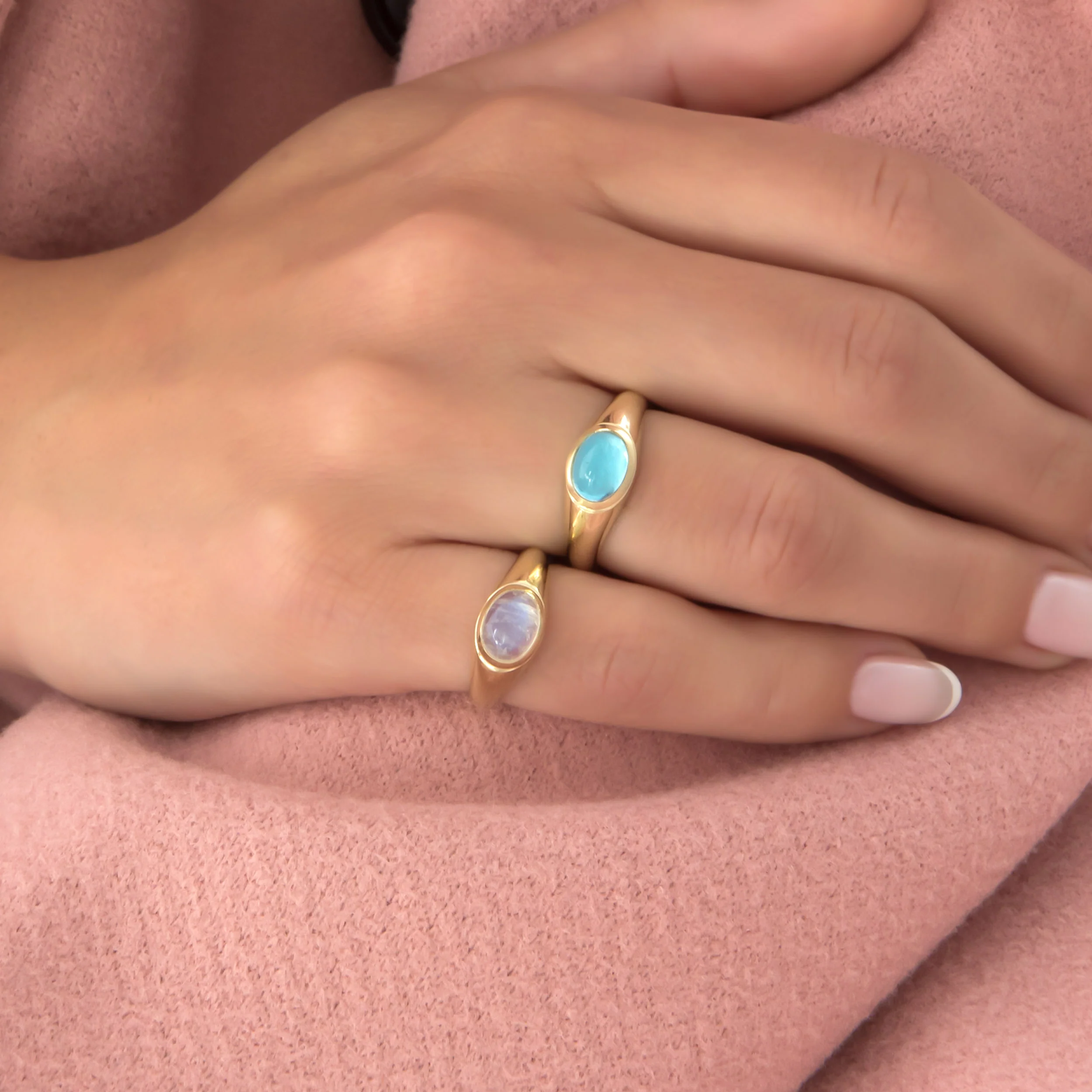 Oval Birthstone Ring — additional product image 8 from AntEva Crafts